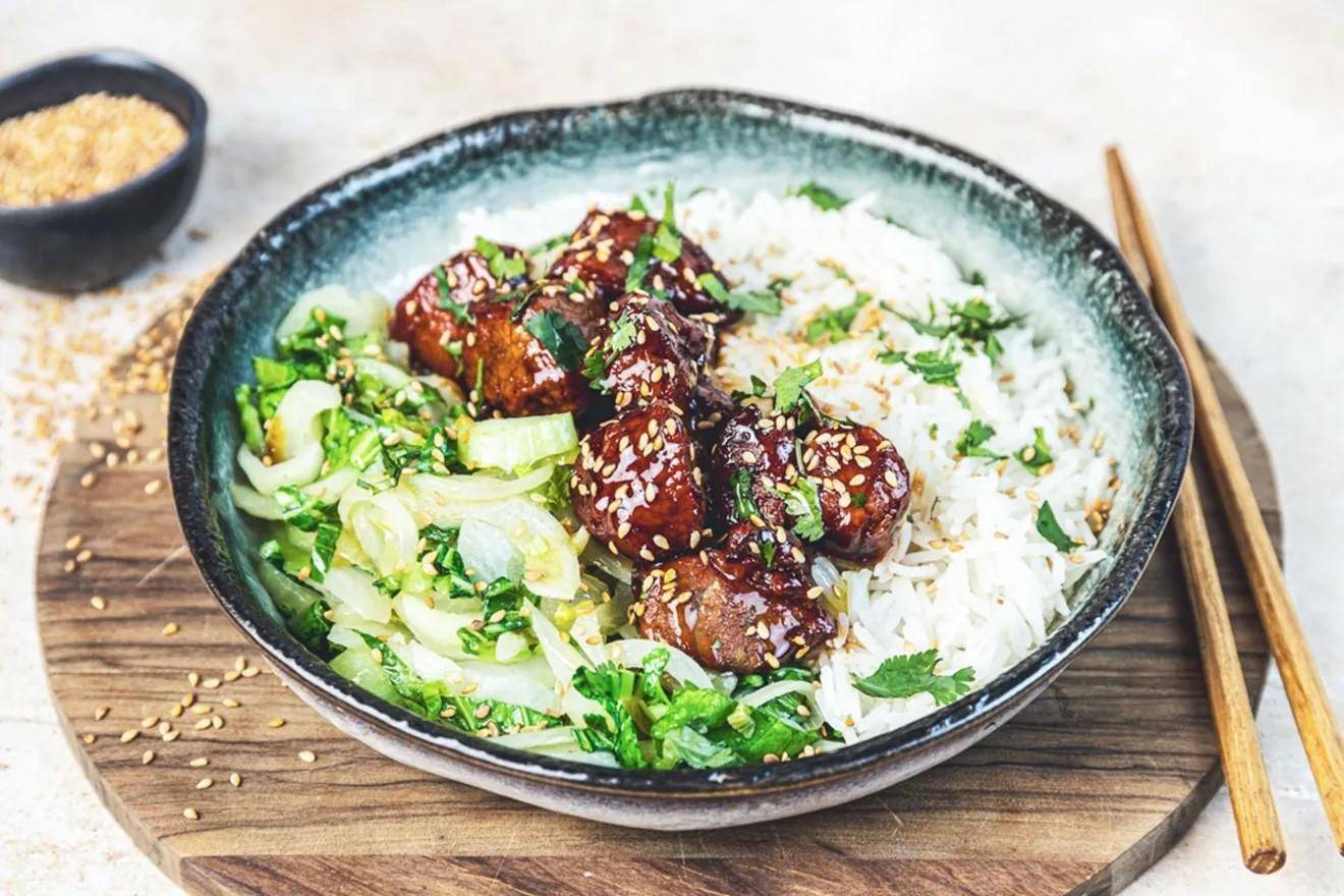 Porc au caramel et chou pak choy - Recette Companion Connect XL | Moulinex