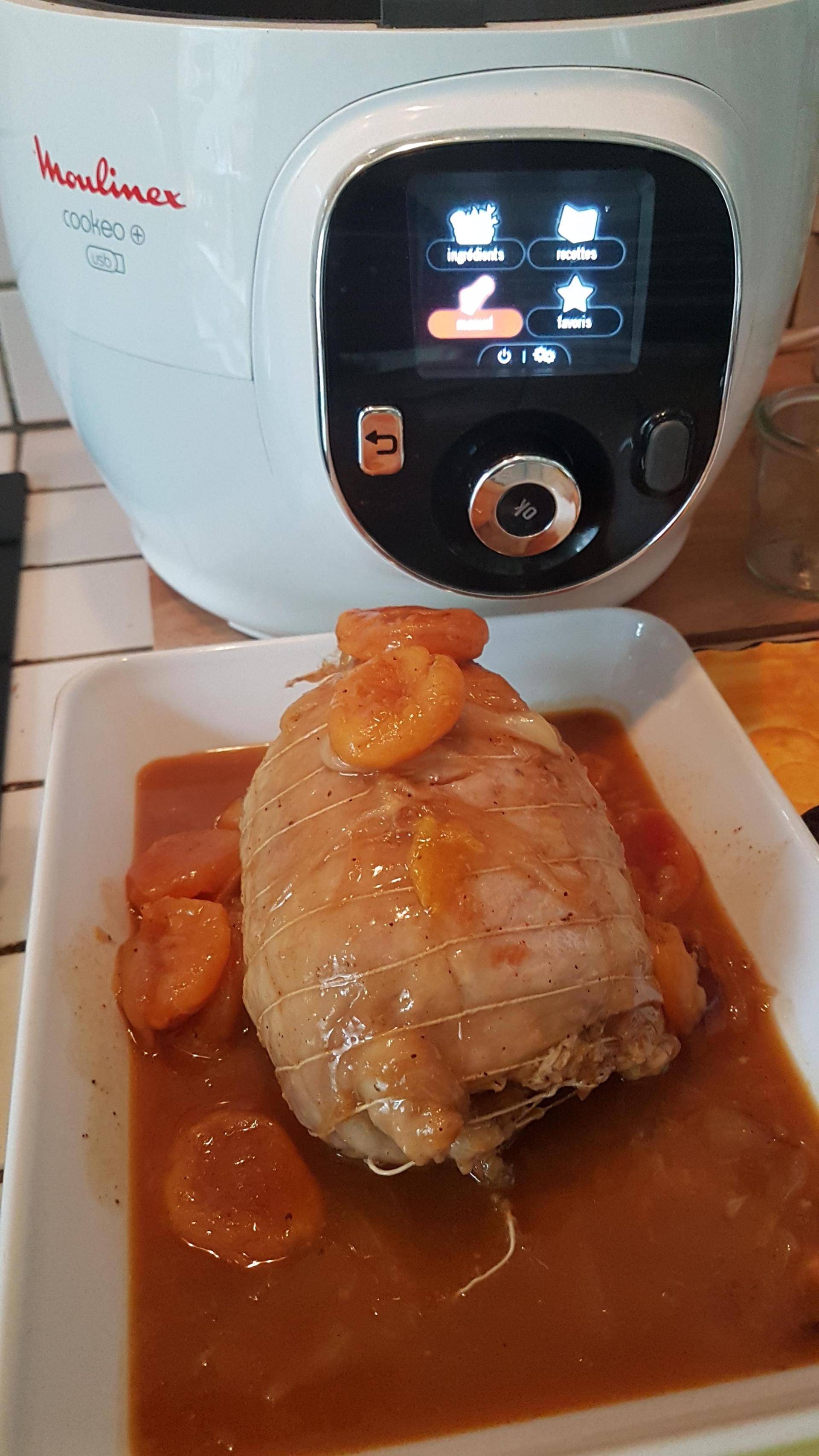 Roulé de dinde aux abricots - Recette Cookeo | Moulinex