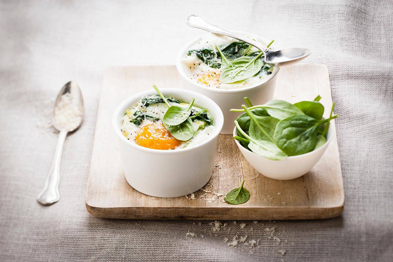 Oeufs cocotte florentine - Recette Cookeo | Moulinex