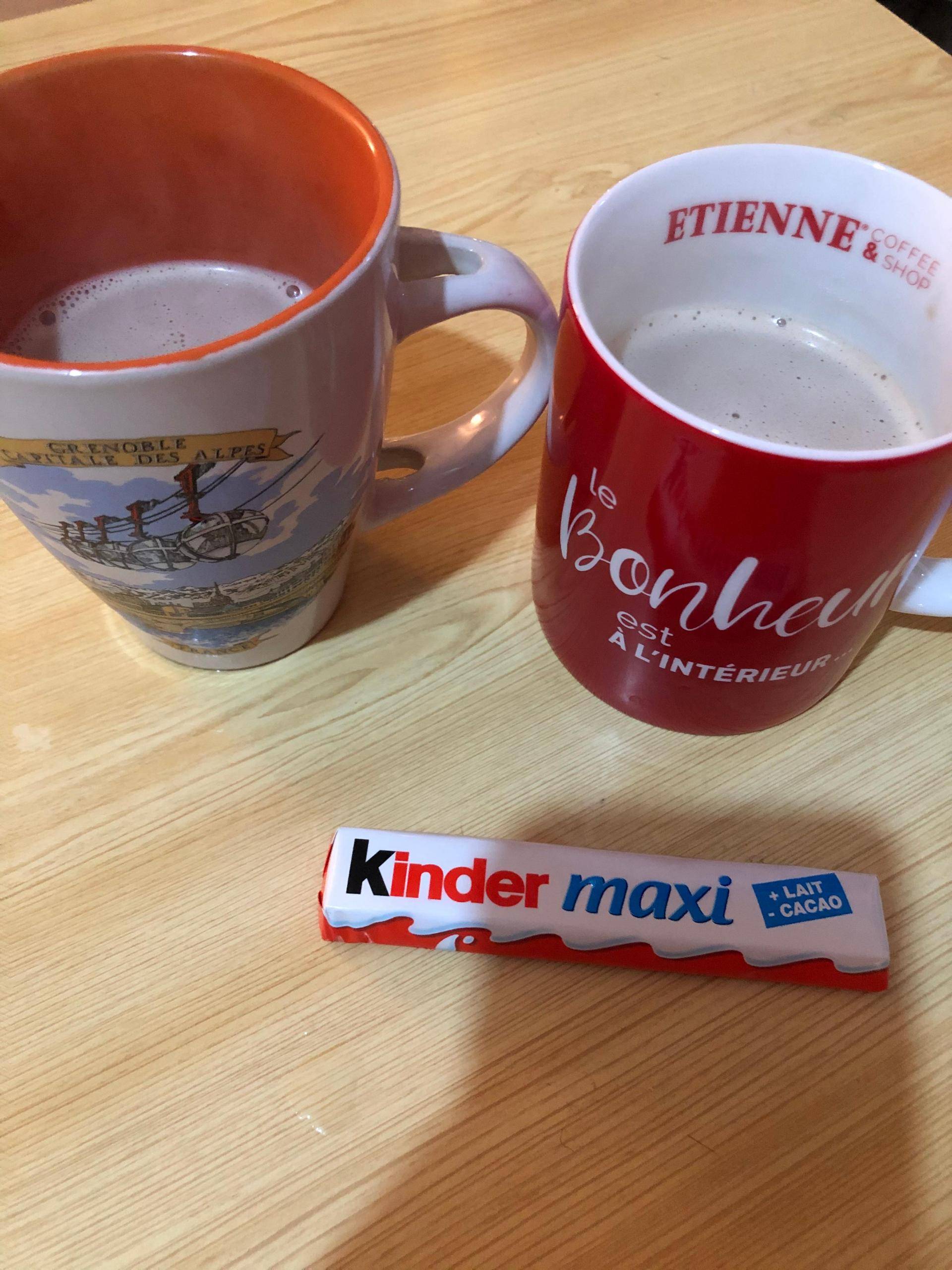 Chocolat chaud au kinder maxi - Recette Companion Connect XL | Moulinex