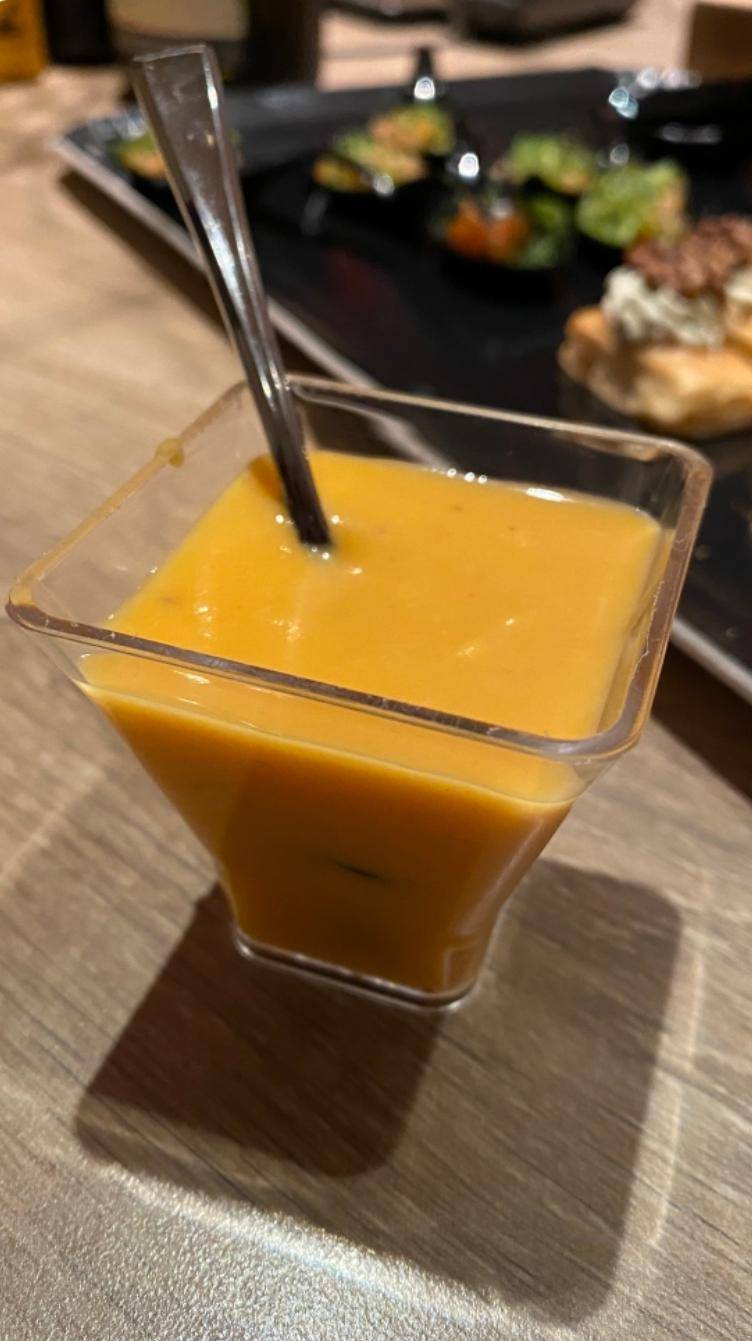 Velouté Butternut chèvre et noisettes - Recette Companion Connect | Moulinex