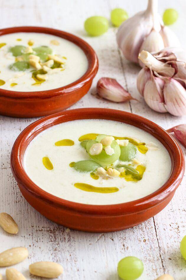 Gaspacho andalou aux amandes et ail doux - Recette Blend up | Moulinex