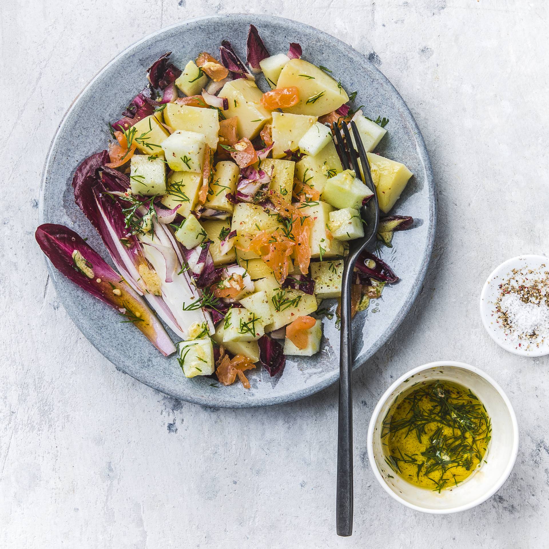 Salade pommes de terre endives - Recette Cookeo | Moulinex