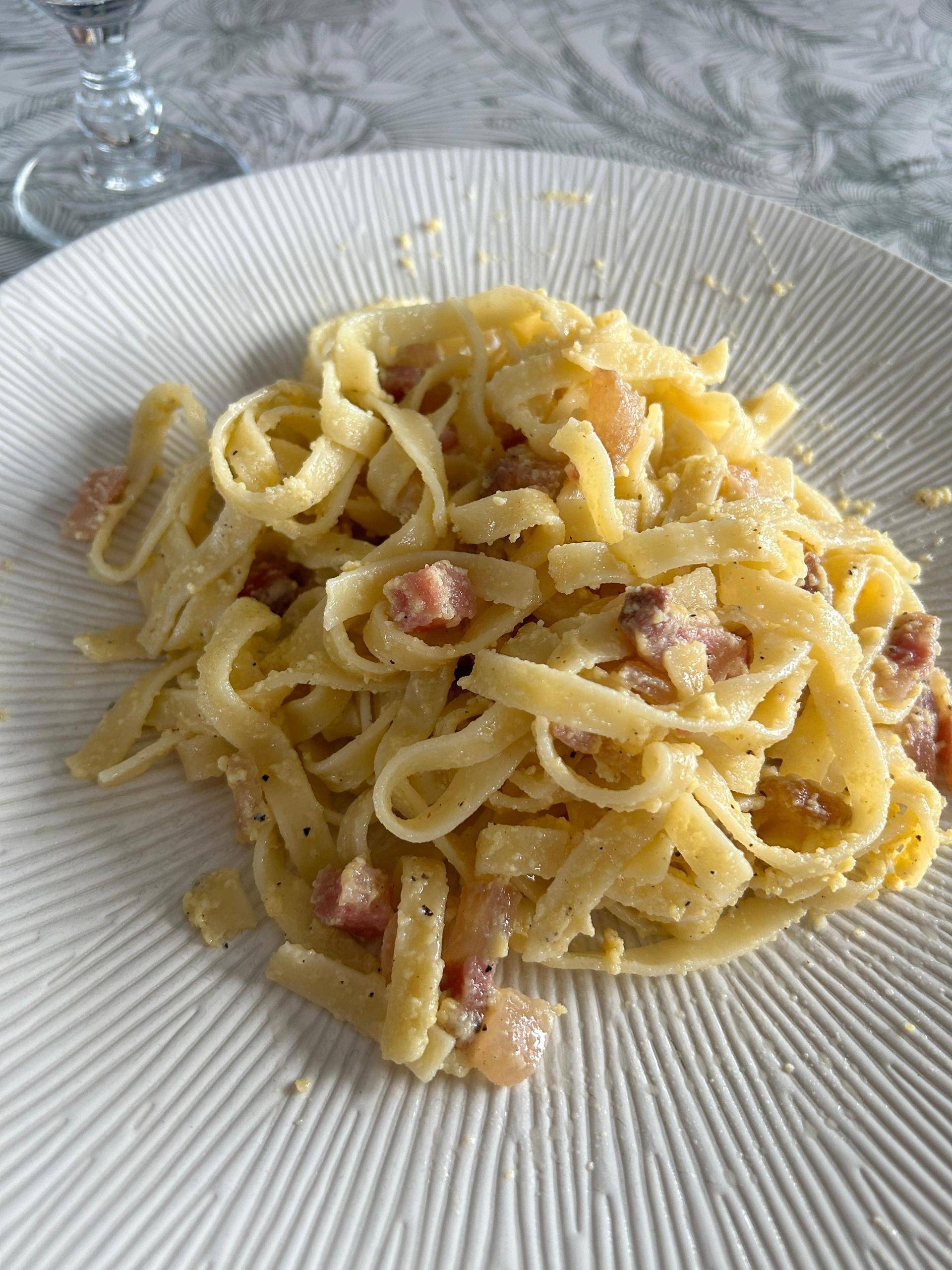 Spaghettis alla Carbonara - Recette Companion Connect XL | Moulinex