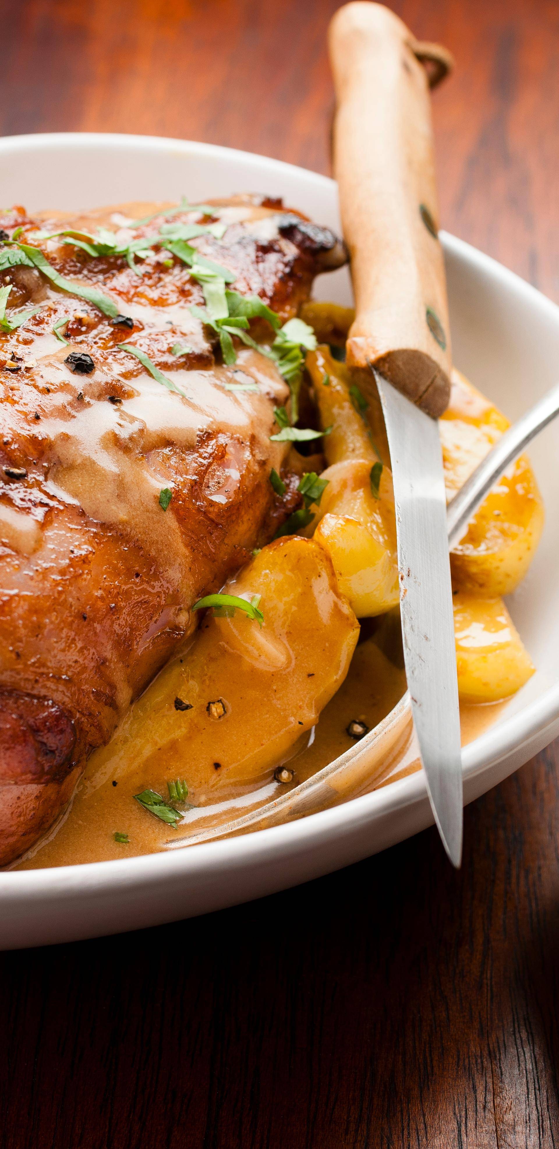 Jambonneau pomme moutarde - Recette Cookeo | Moulinex