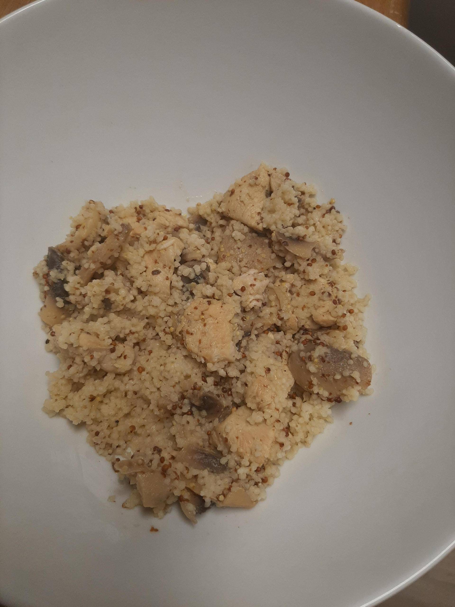 Poulet moutarde à l'ancienne champignon - Recette Cookeo | Moulinex