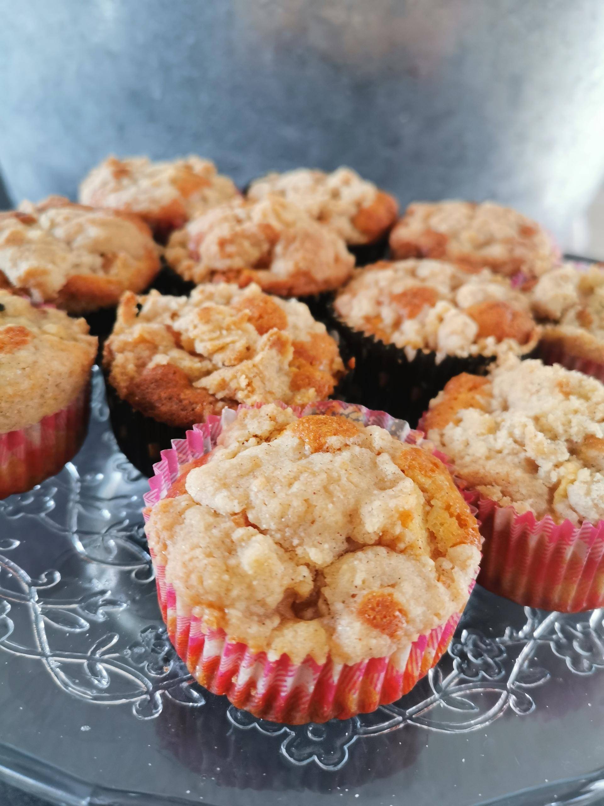 Muffins aux pommes façon crumble - Recette Companion Connect XL | Moulinex