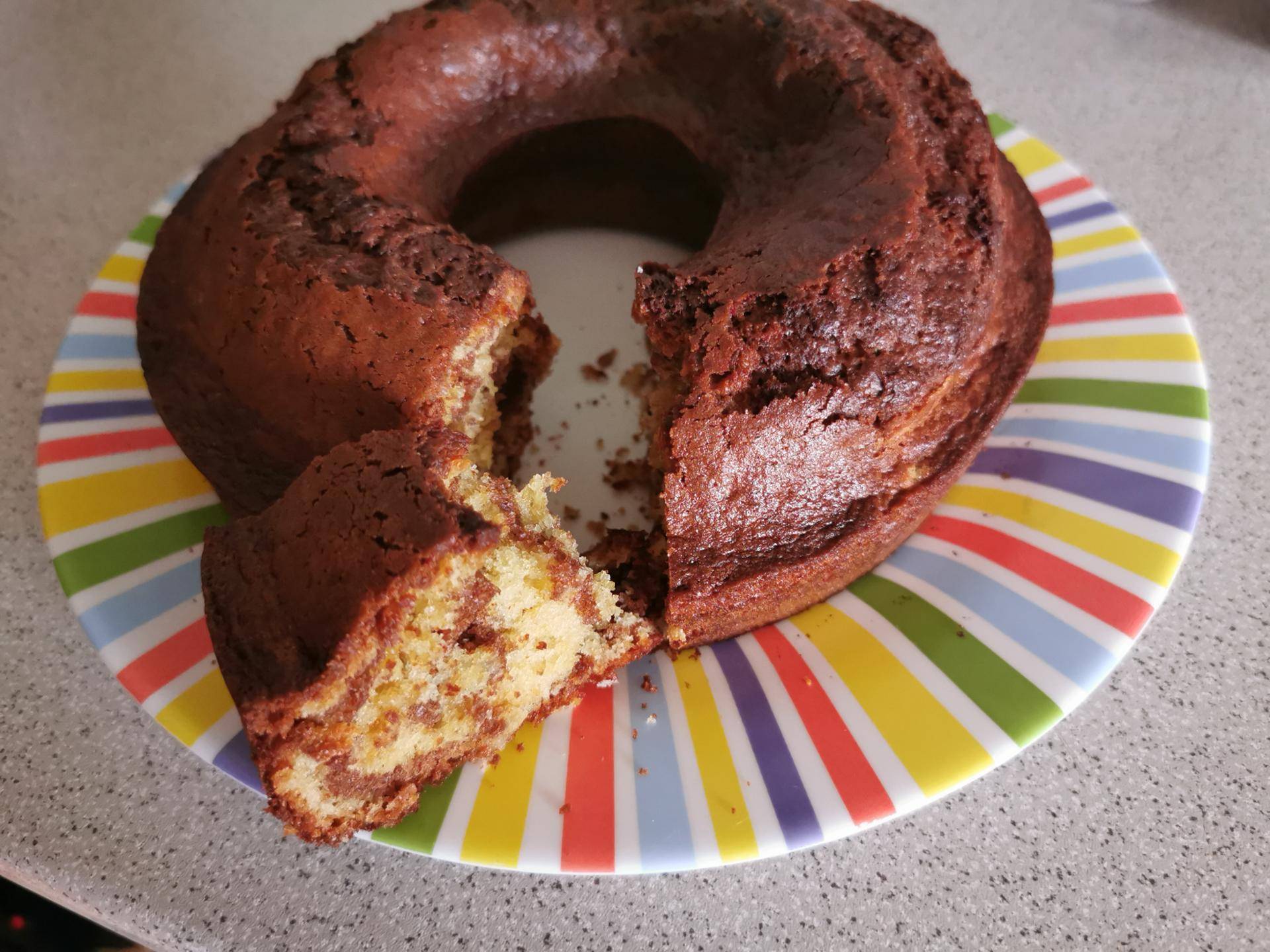 Marbré au yaourt à l'extra crisp - Recette Cookeo | Moulinex