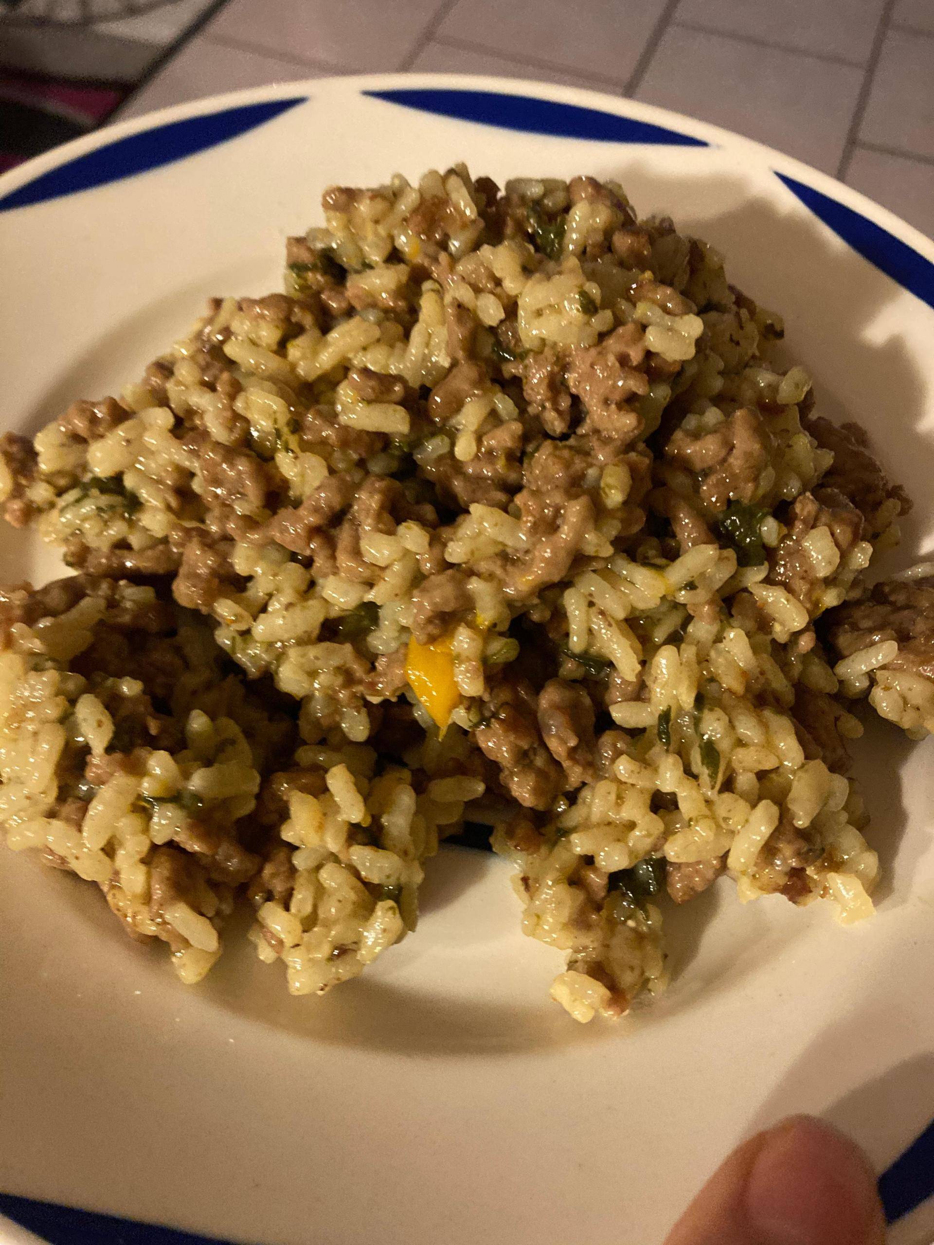 Risotto viande hachée épinard poivron - Recette Cookeo | Moulinex