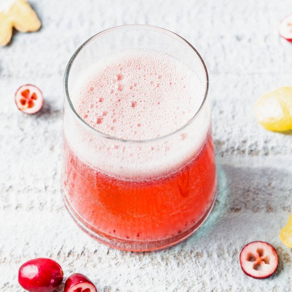 Cocktail Cranberries, citron et gingembre - Recette Perfectmix + | Moulinex