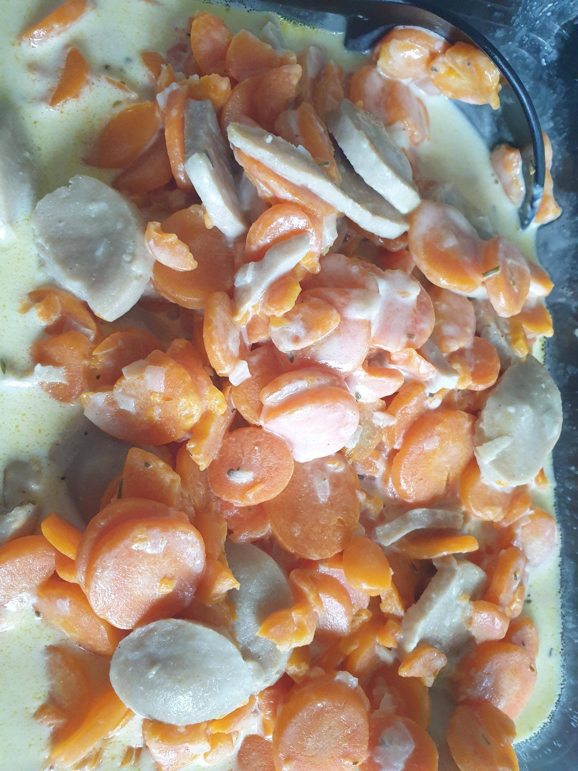Carotte vichy et boudin blanc - Recette Cookeo V3 | Moulinex