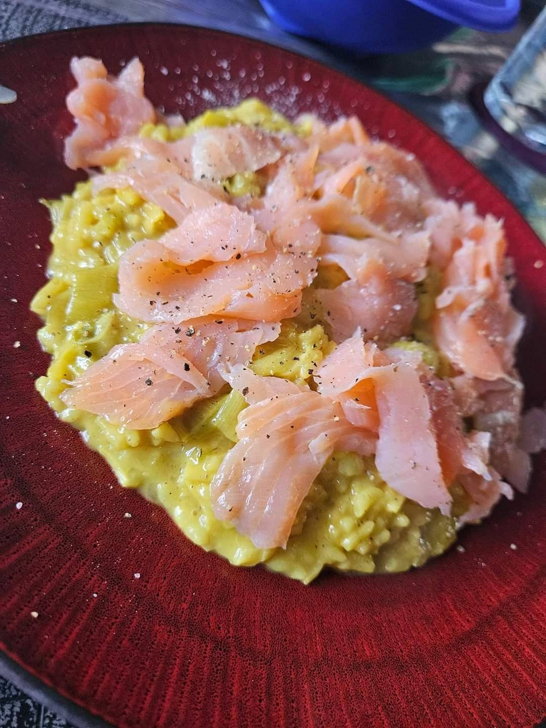 Risotto poireaux & saumon fumé à ma façon - Recette Cookeo V3 | Moulinex