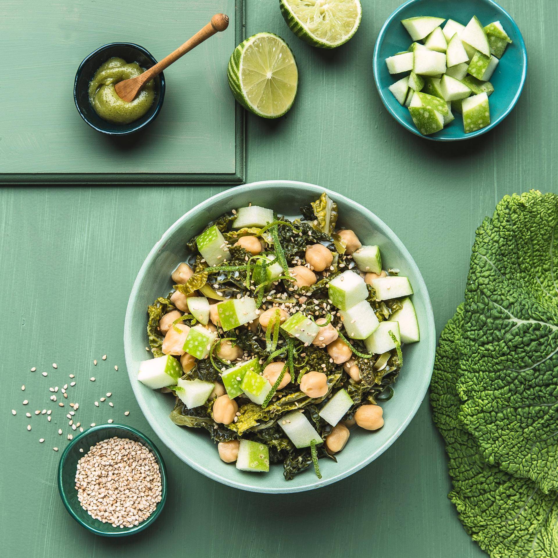 Pois chiches au chou épicé - Recette Cookeo | Moulinex