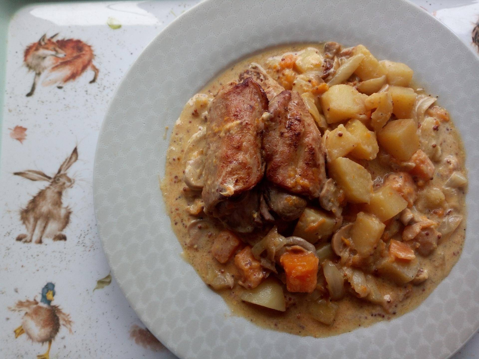 Rable de lapin aux deux moutardes - Recette Cookeo | Moulinex