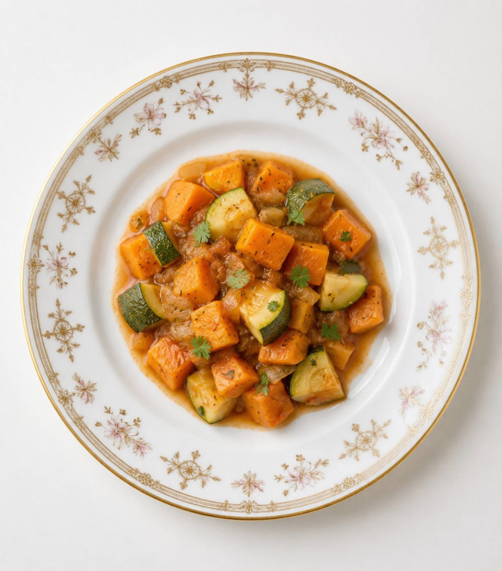 Goulash de patates douces et courgettes - Recette Companion Connect XL | Moulinex