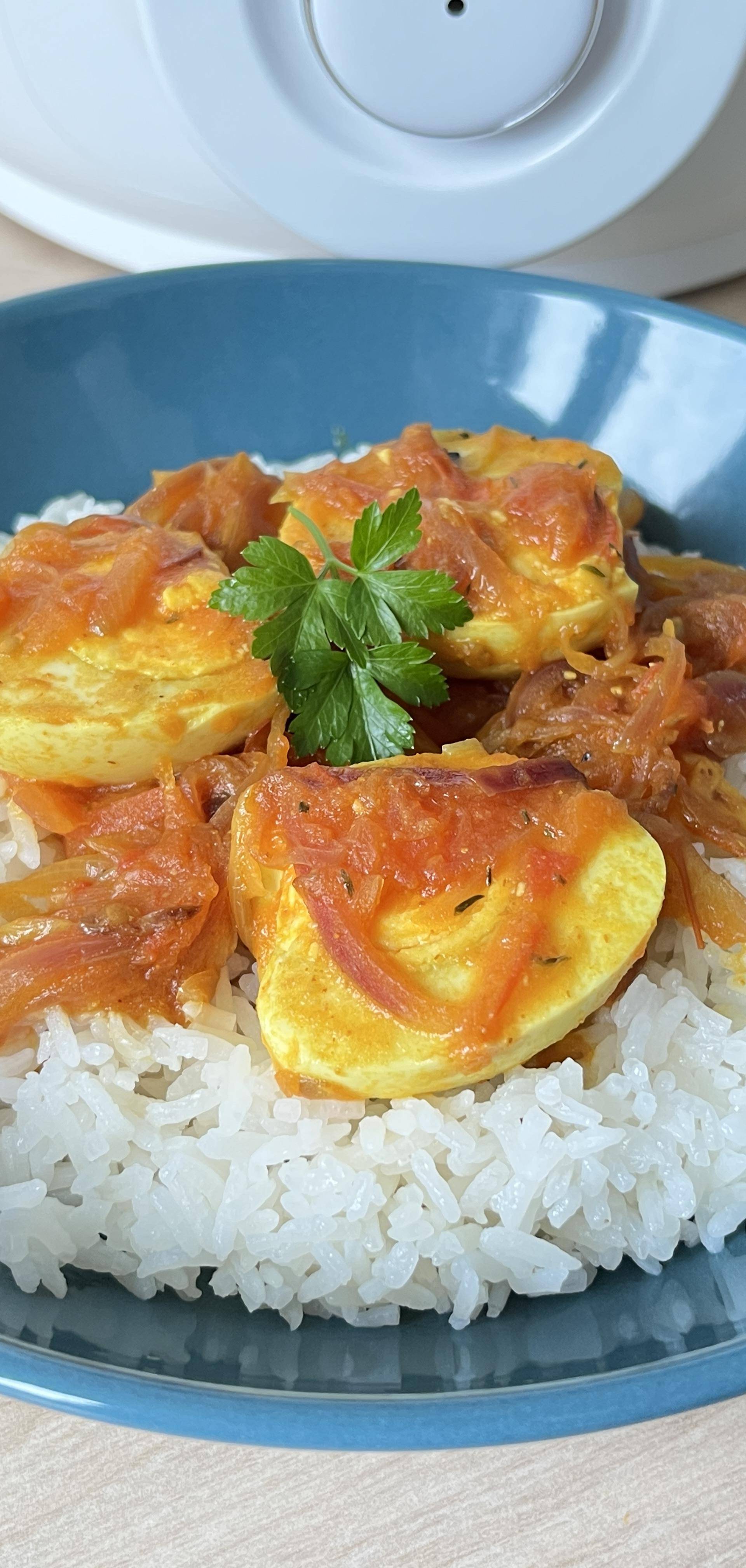 Rougail oeufs - Recette Cookeo Infinity 16in1 | Moulinex