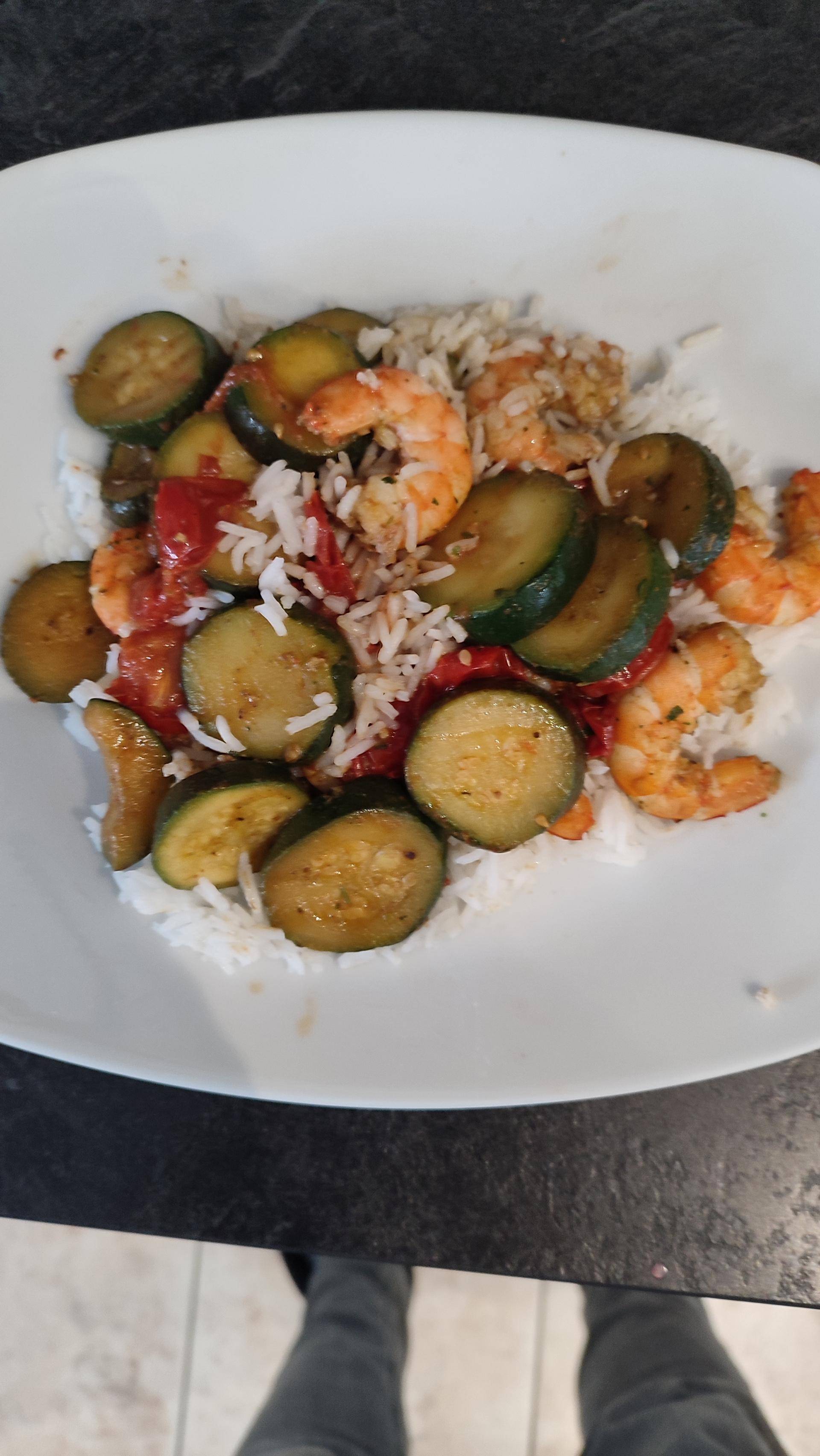 Courgettes aux crevettes - Recette Cookeo | Moulinex