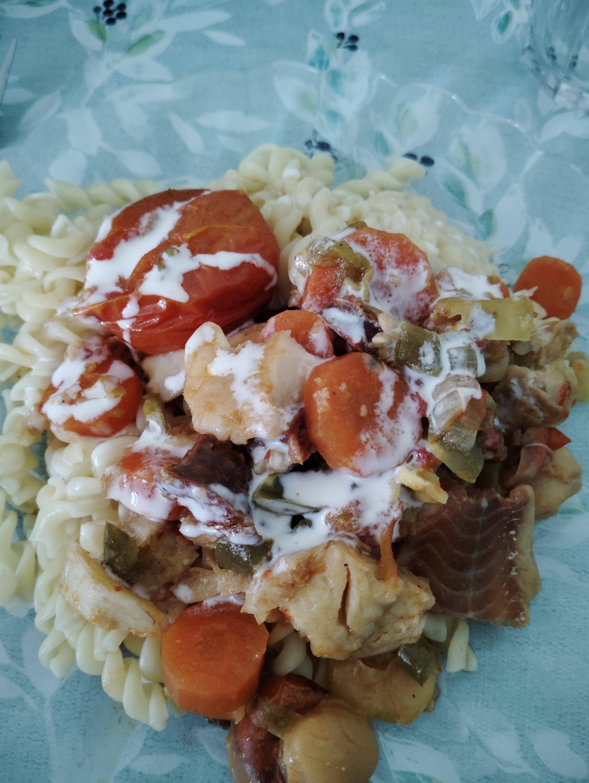 Noix de saint jacques poisson et légumes - Recette Cookeo | Moulinex