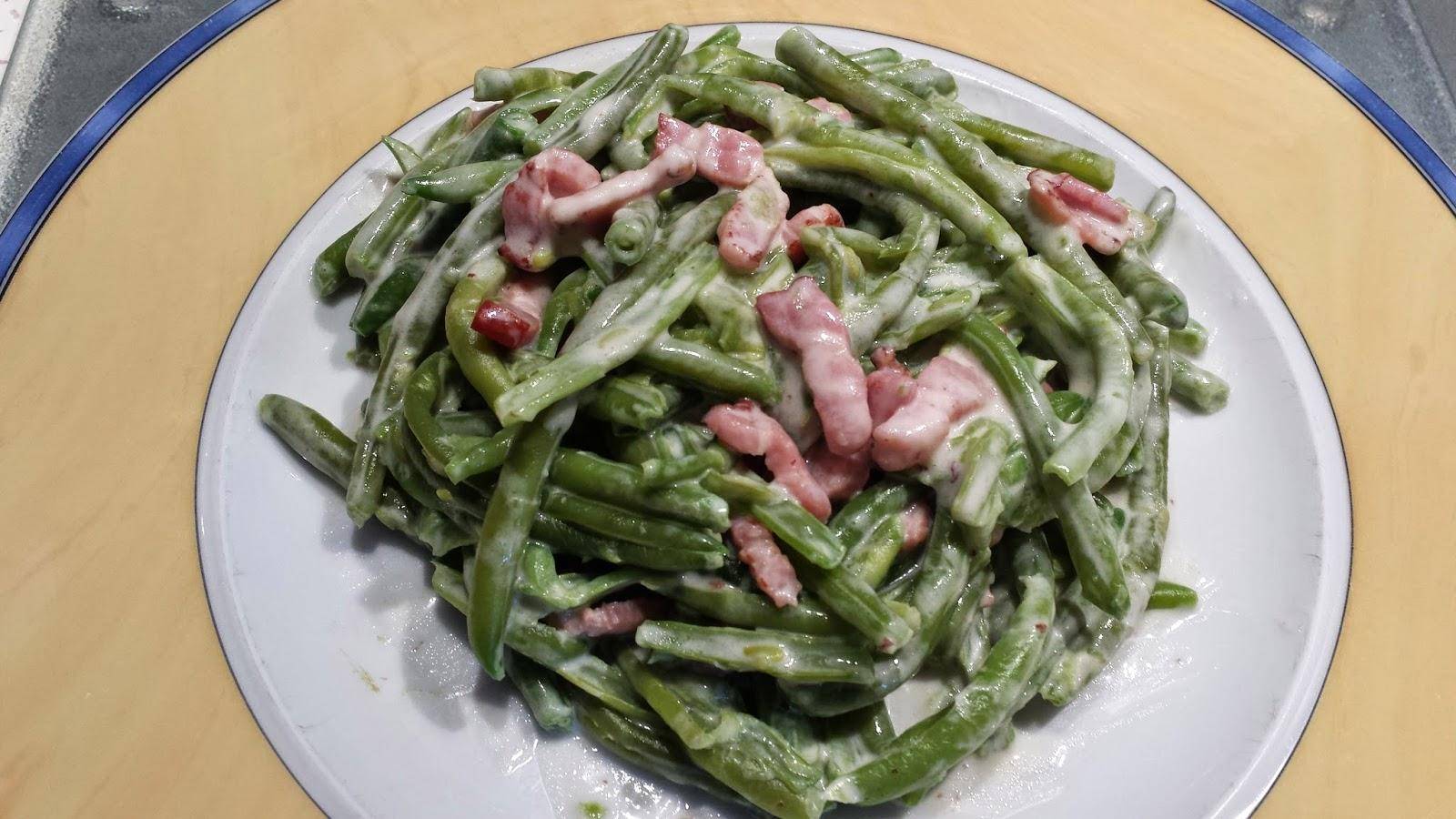 Haricots verts à la carbonara - Recette Cookeo | Moulinex