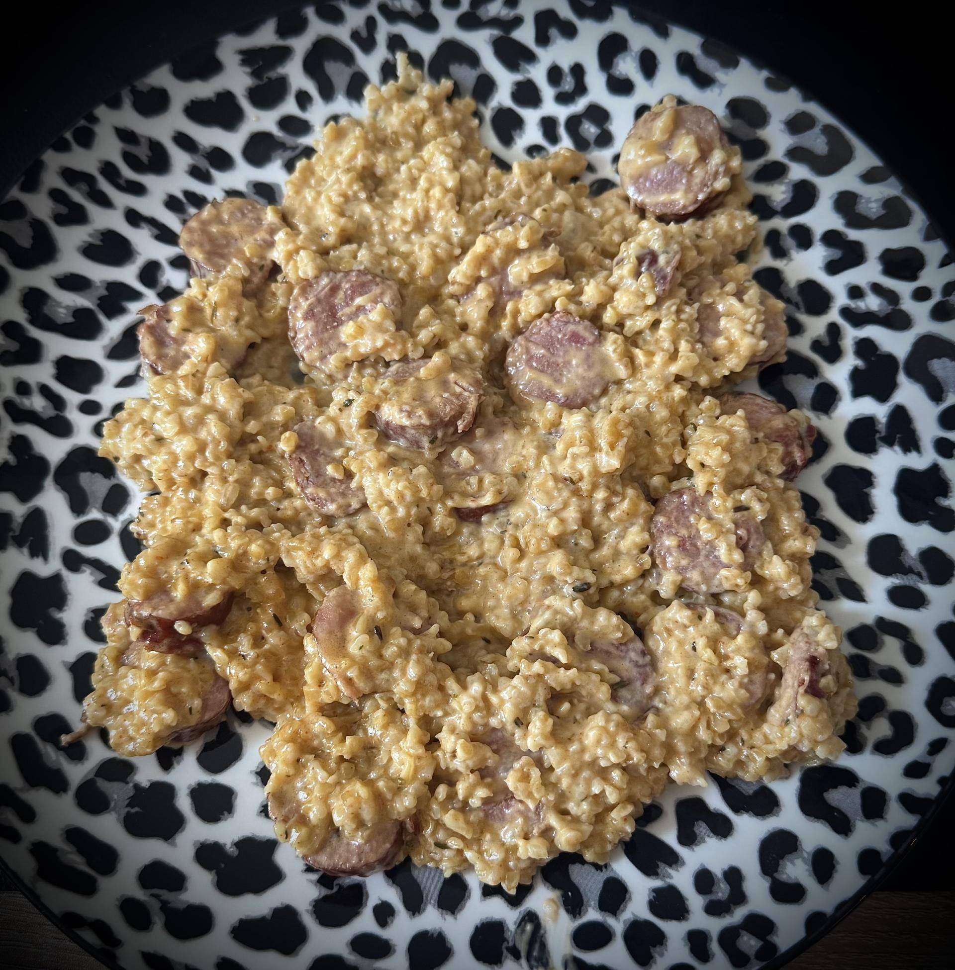 Boulgour crémeux aux saucisses fumées - Recette Cookeo | Moulinex