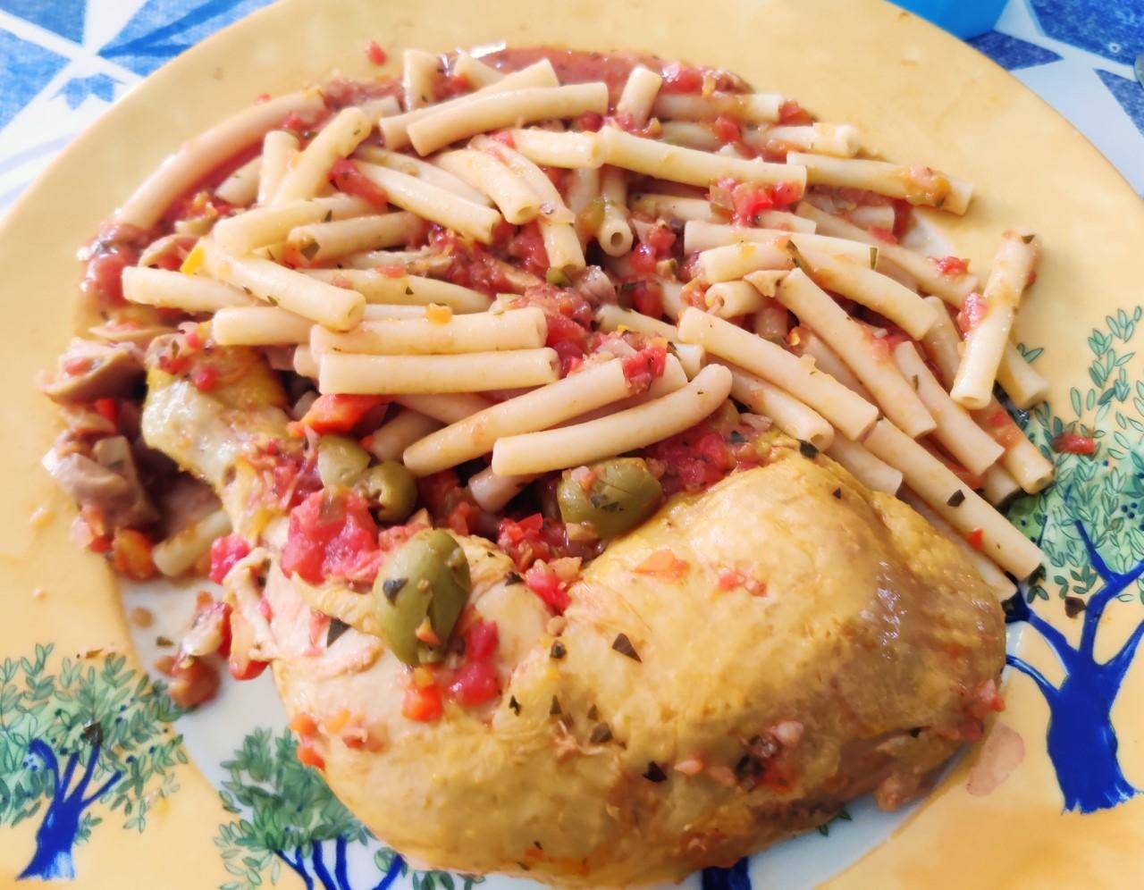 Cuisses de poulet alla Cacciatora - Recette Companion Connect XL | Moulinex