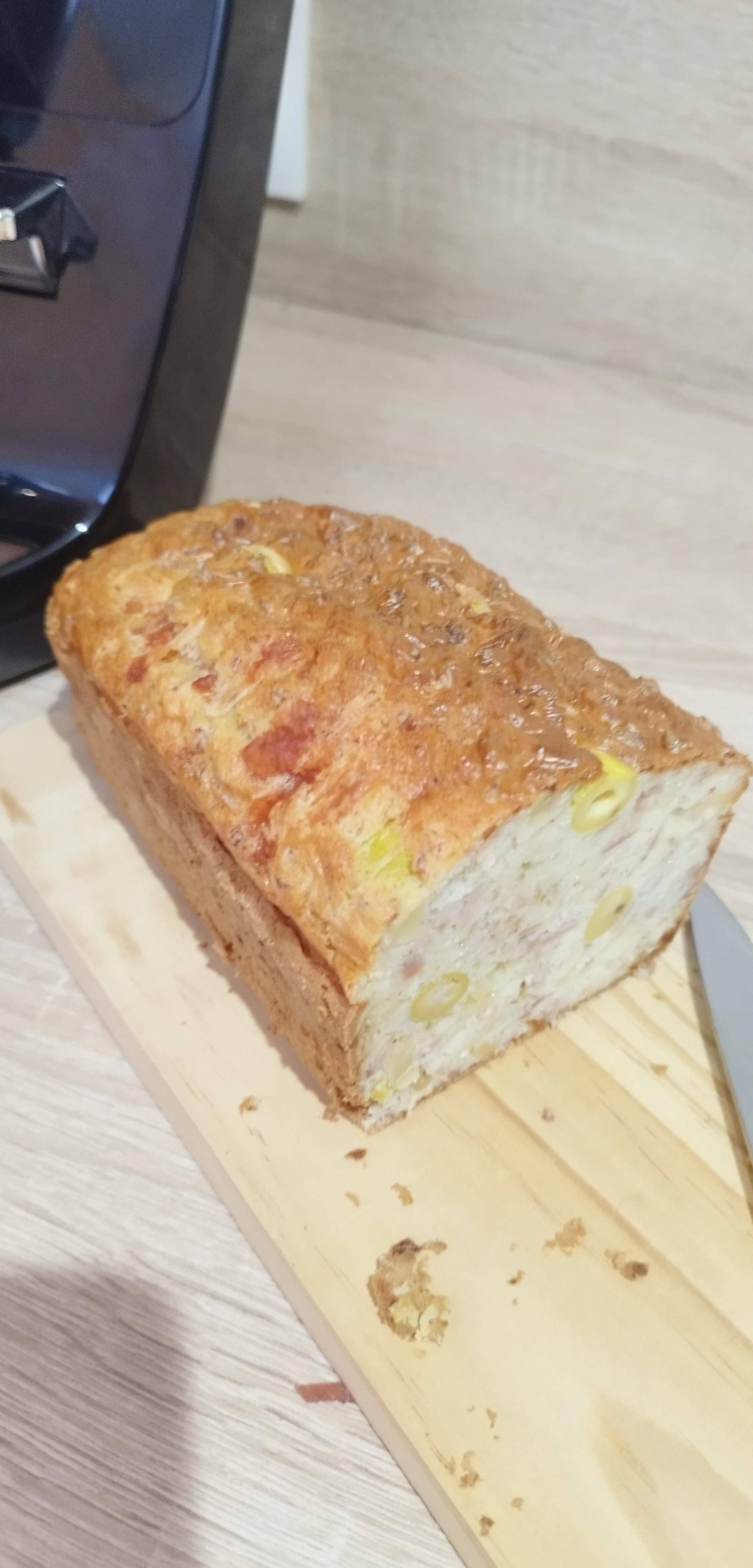 Cake salé au blanc d'oeuf - Recette Kitchen Machines Touch/Touch + | Moulinex