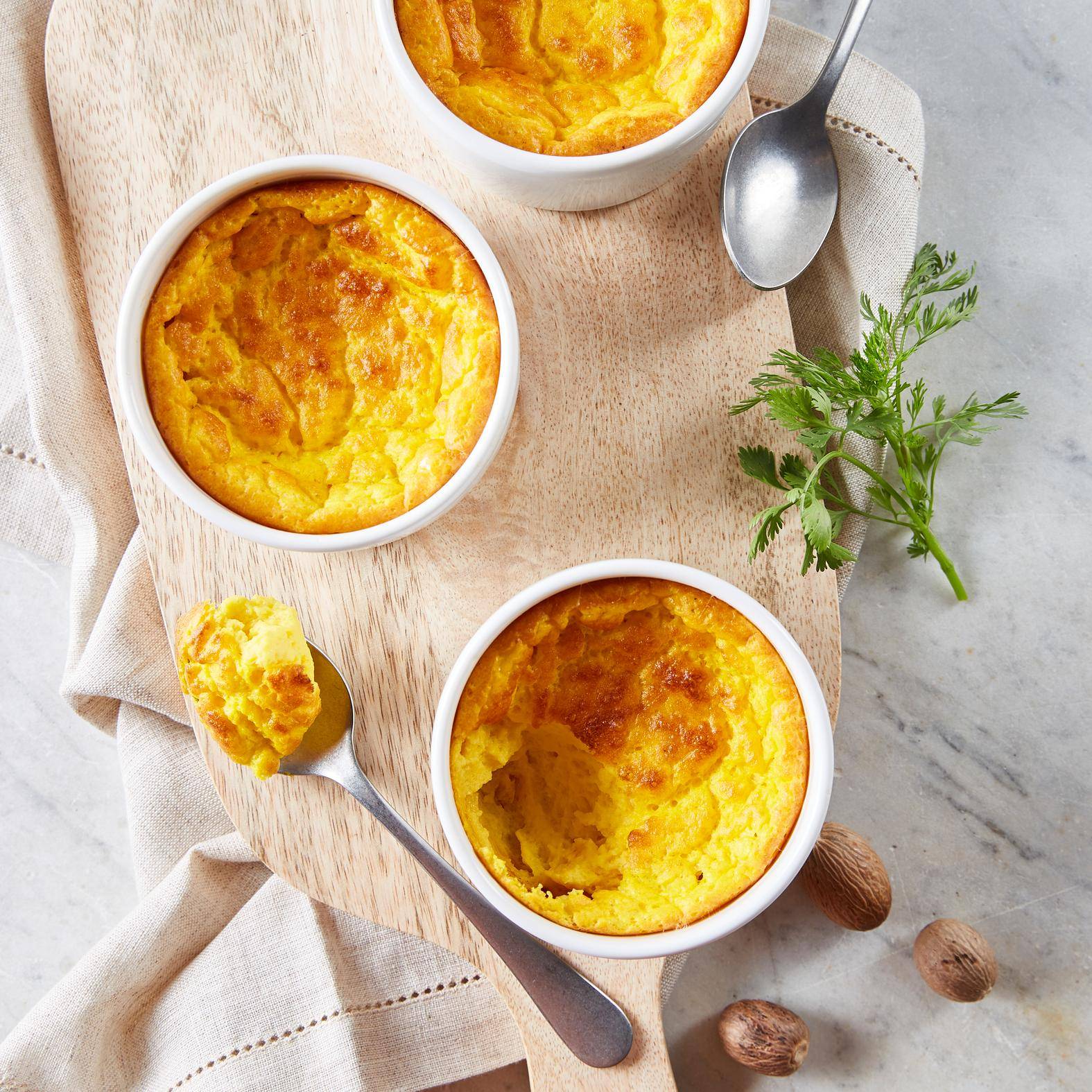 Mini flans légers au potiron - Recette Perfectmix Cook | Moulinex