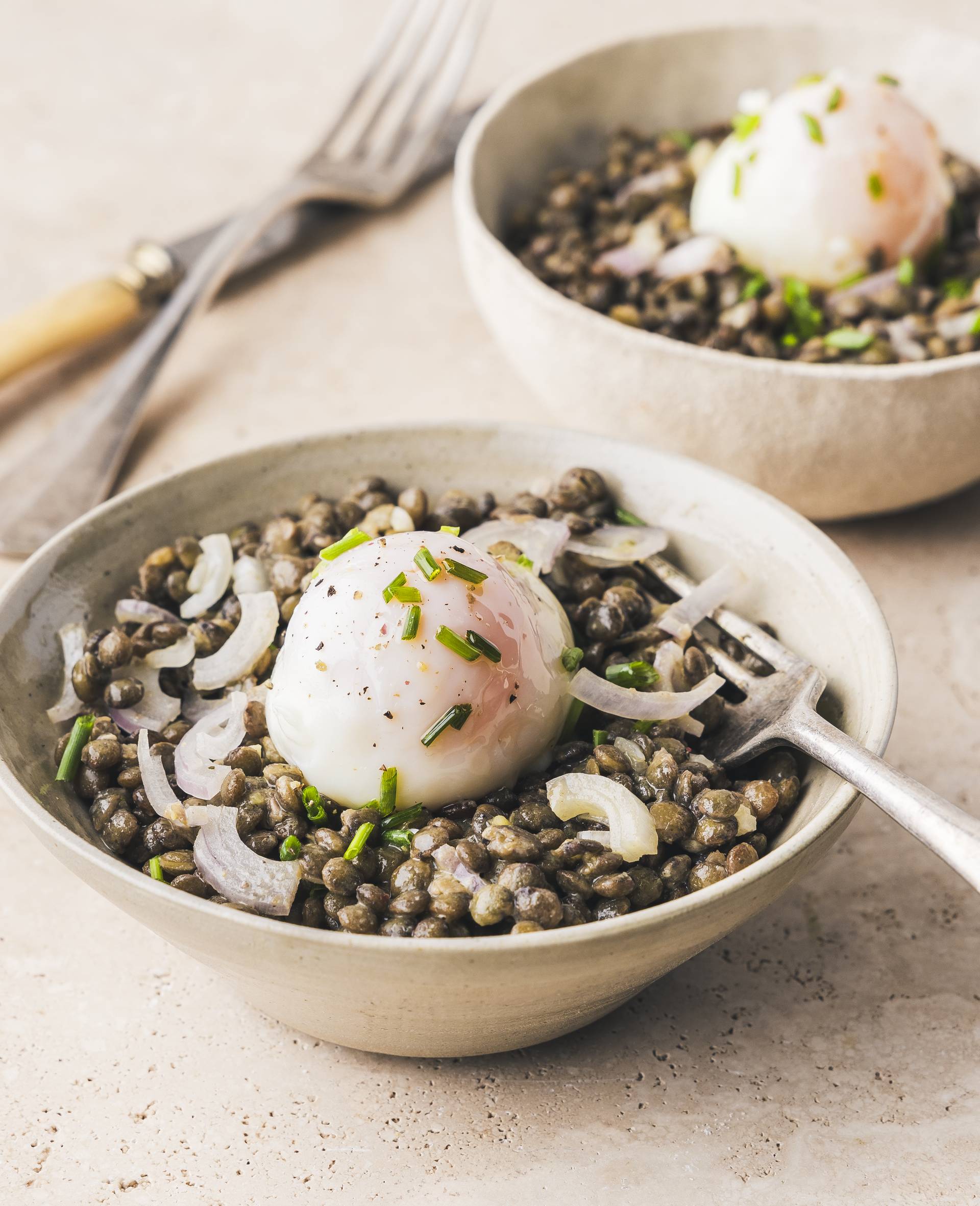 Perfect ei, linzensalade - Recette Cookeo 9in1 | Moulinex