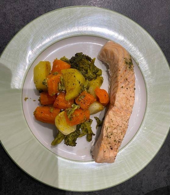 Saumon et ses petits légumes - Recette Cookeo V3 | Moulinex