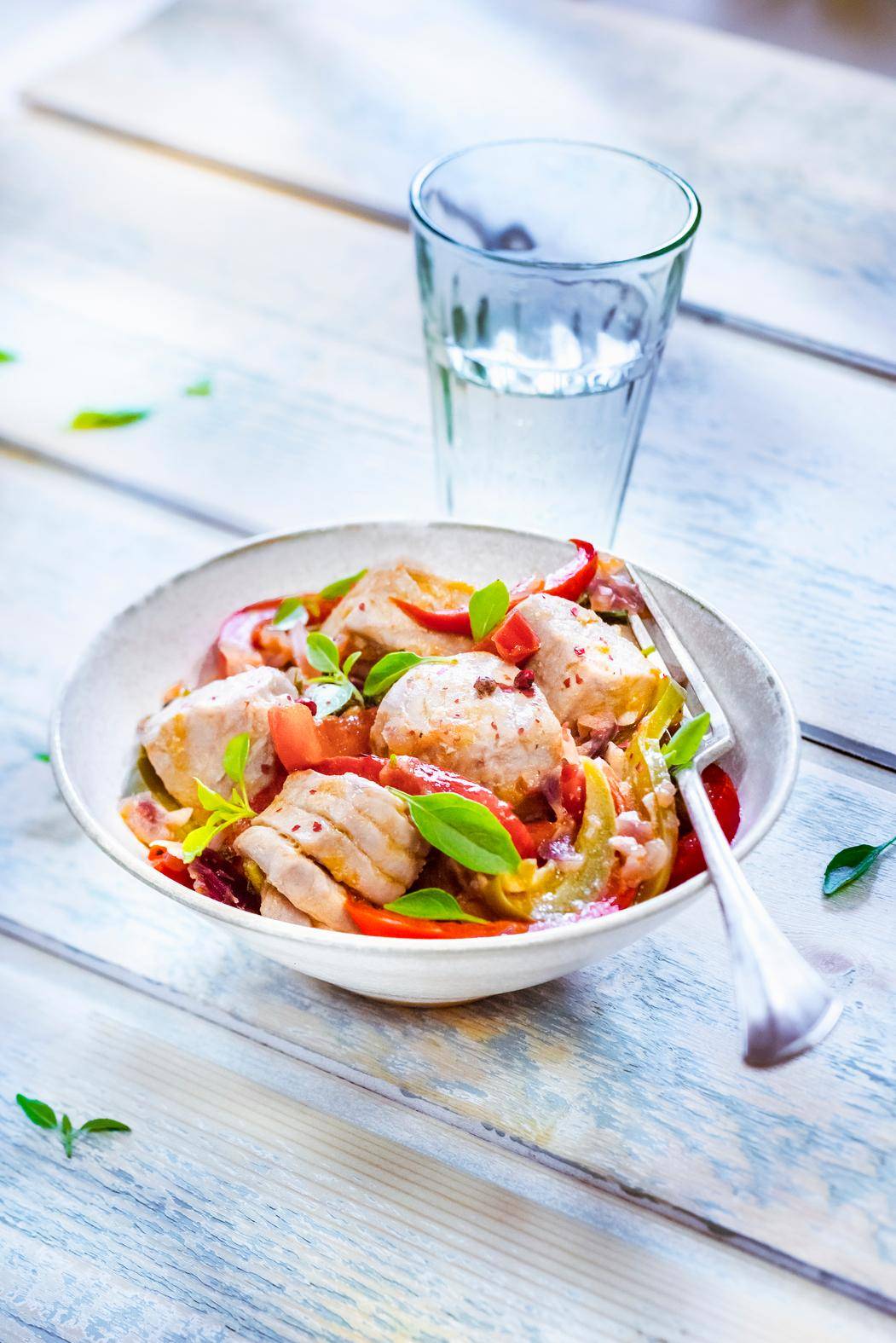 Tonijn op Baskische wijze - Recette Companion | Moulinex