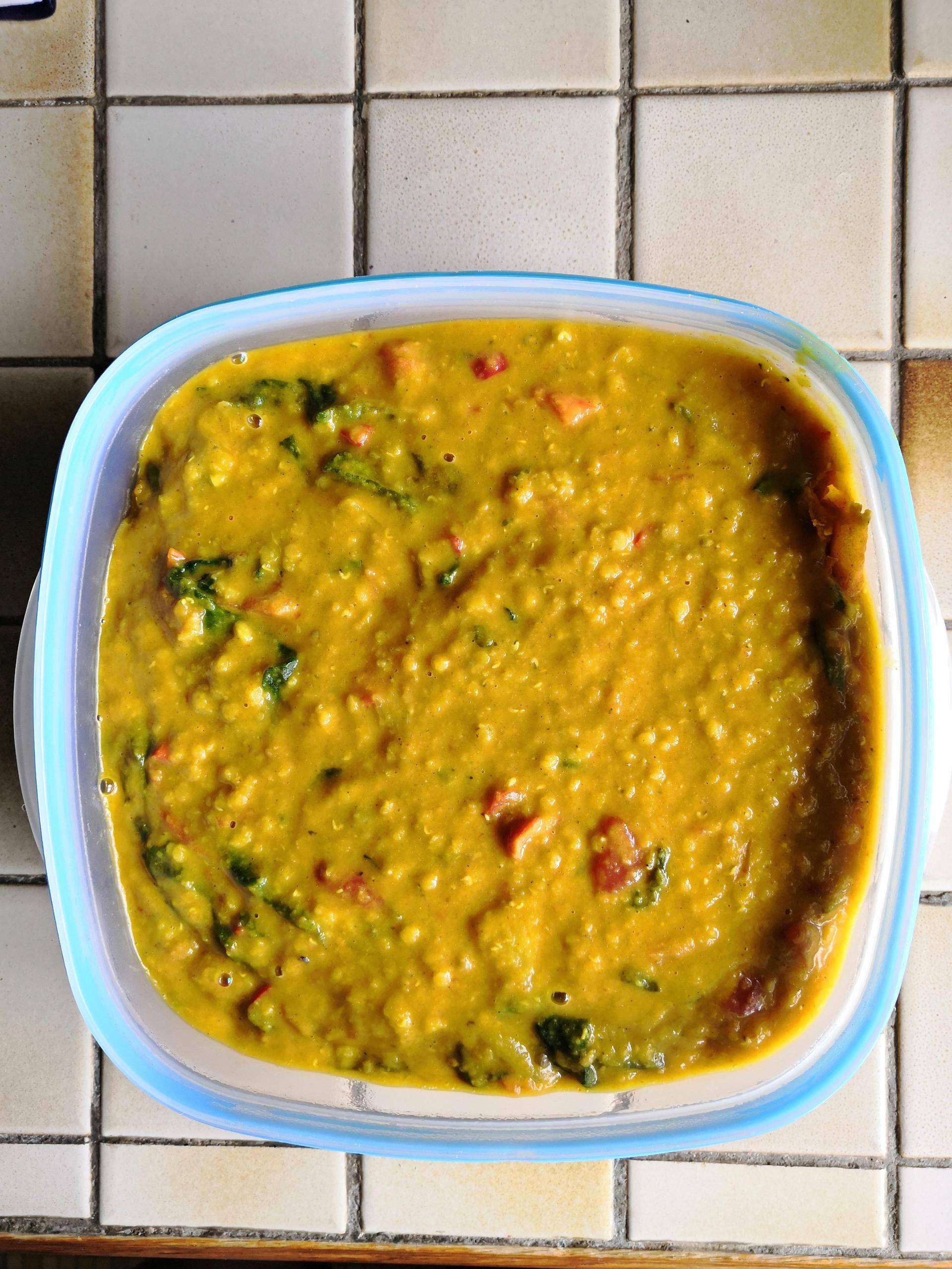 Dahl de lentilles de corail, épinard et lait de coco - Recette Cookeo | Moulinex