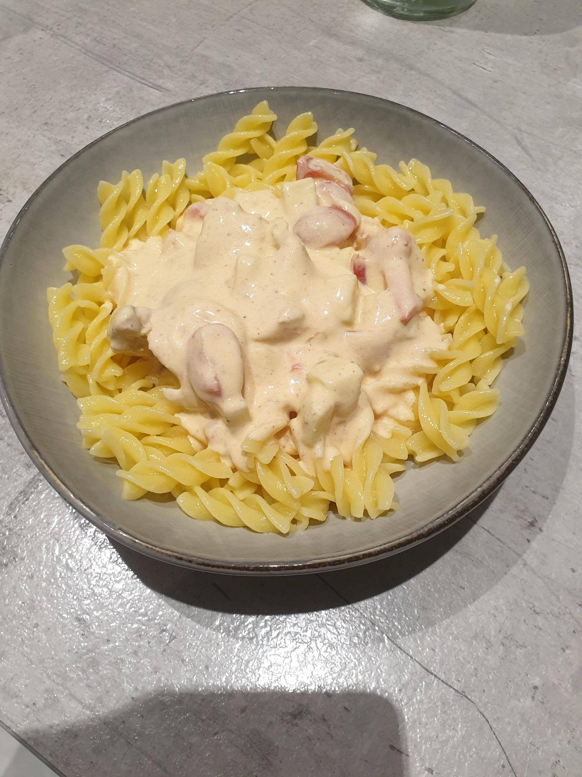 One pasta au poulet et fromage frais - Recette Companion XL | Moulinex