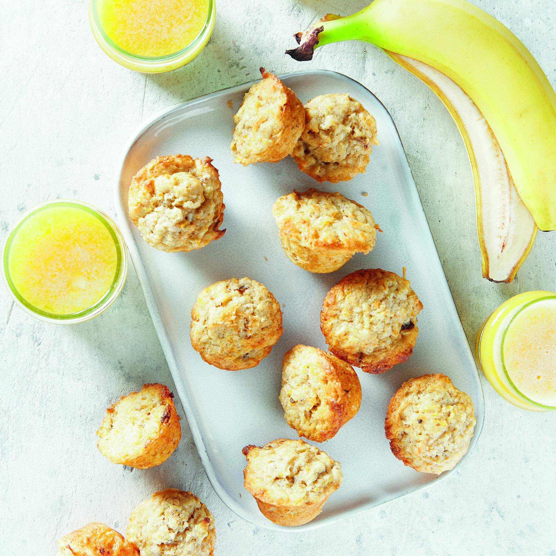 Bananenmuffins - Recette Easy Fry Mega | Moulinex