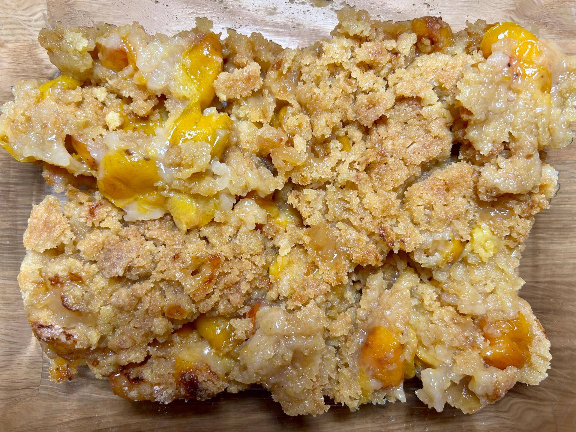 Crumble aux mirabelles - Recette Cookeo | Moulinex