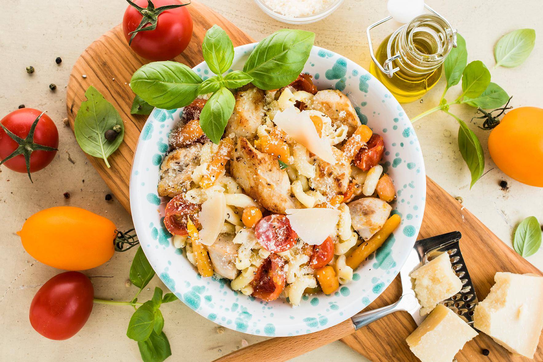 Coquillettes volaille fromage - Recette Cookeo | Moulinex