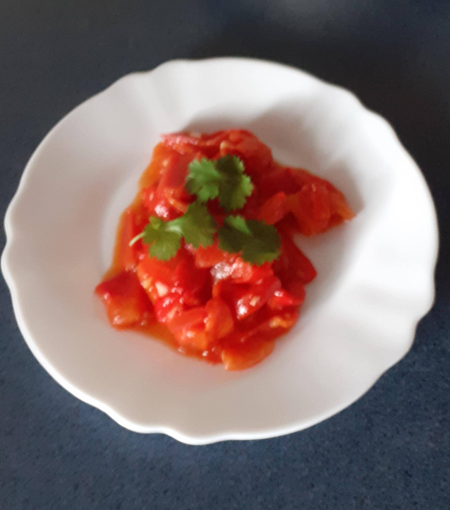 Salade de poivrons - Recette Companion | Moulinex