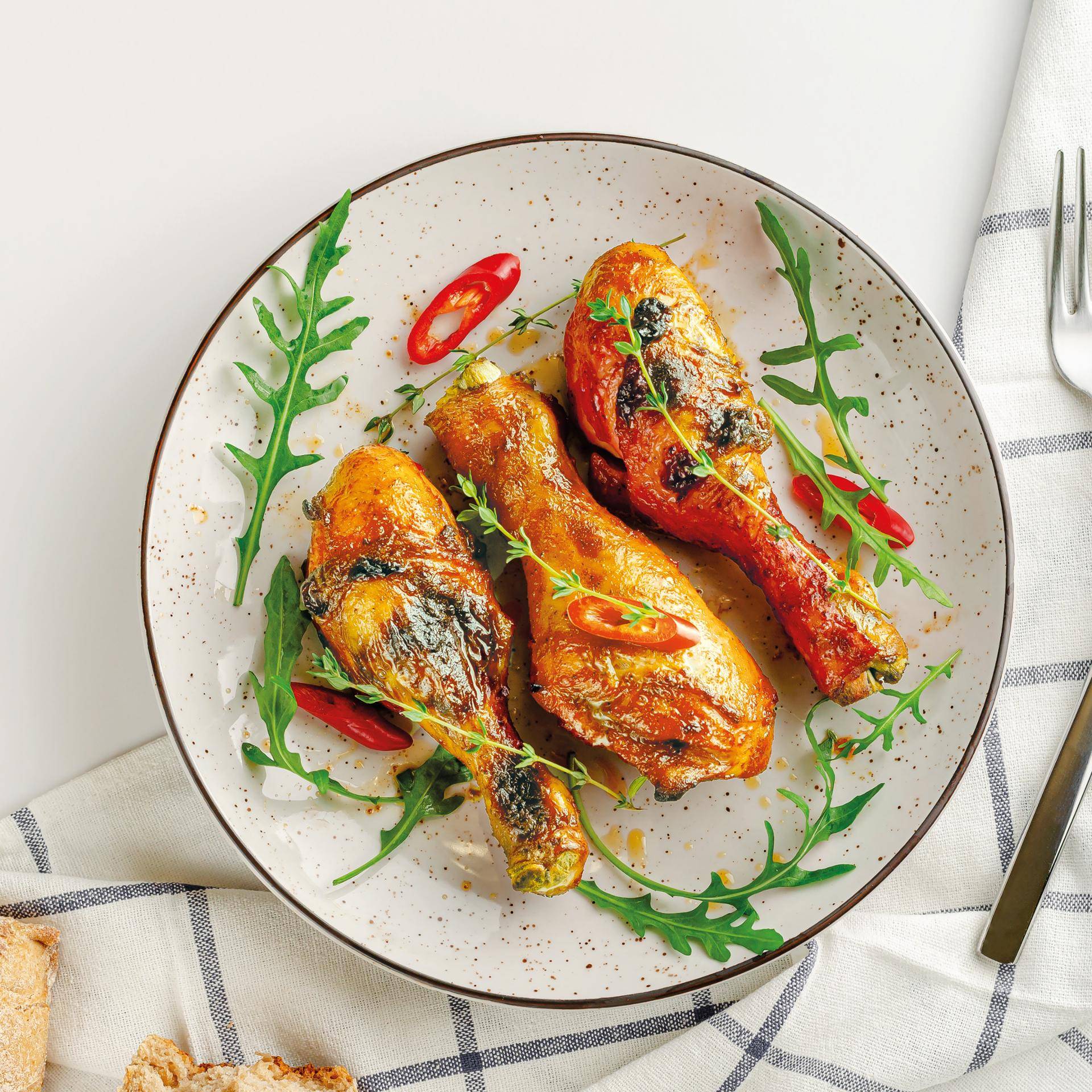Pilons de poulet tandoori - Recette Easy Fry Compact | Moulinex