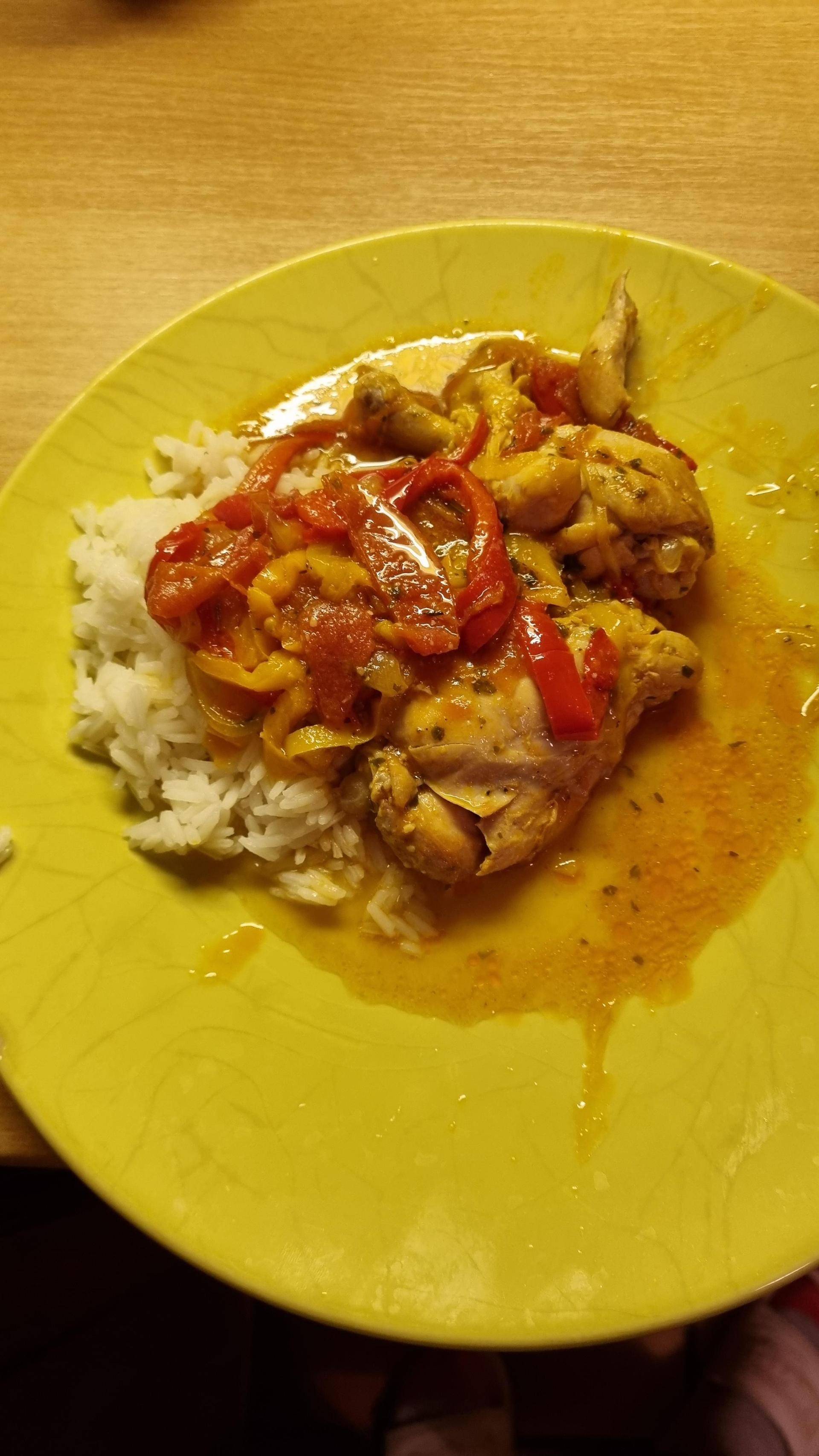 Poulet au couleur du soleil - Recette Cookeo | Moulinex