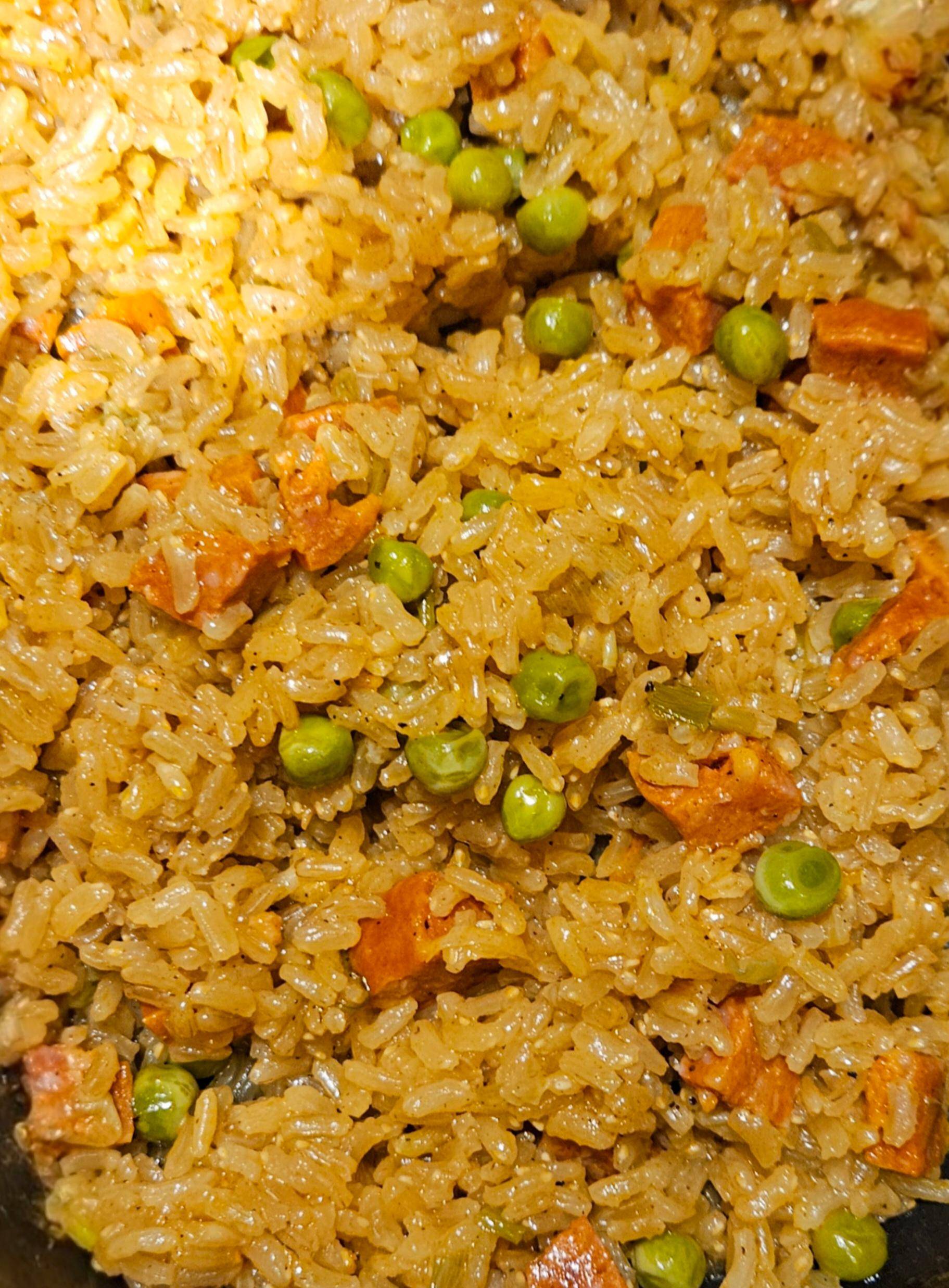 Riz complet chorizo petit pois à ma façon - Recette Cookeo V3 | Moulinex