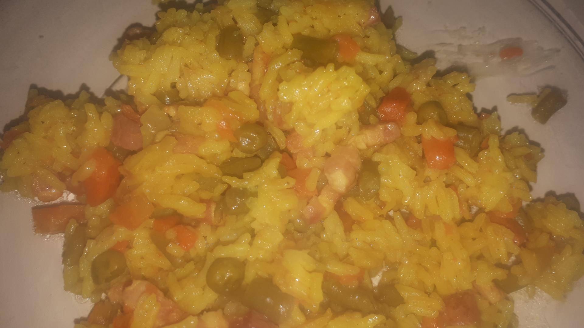 Riz lardons et macédoine - Recette Cookeo | Moulinex
