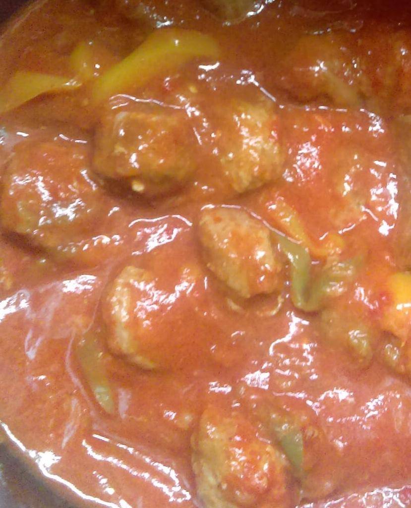 Boulette sauce tomate poivron - Recette Cookeo | Moulinex