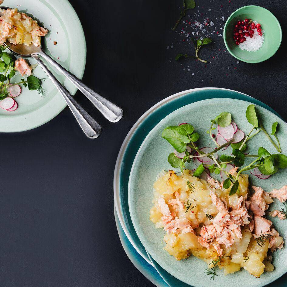 Parmentier de saumon - Recette Cookeo | Moulinex