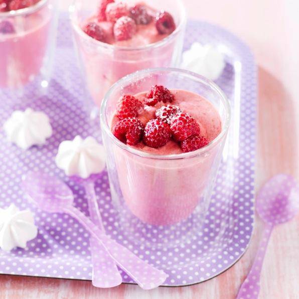 Frozen yoghurt met frambozen - Recette Companion | Moulinex