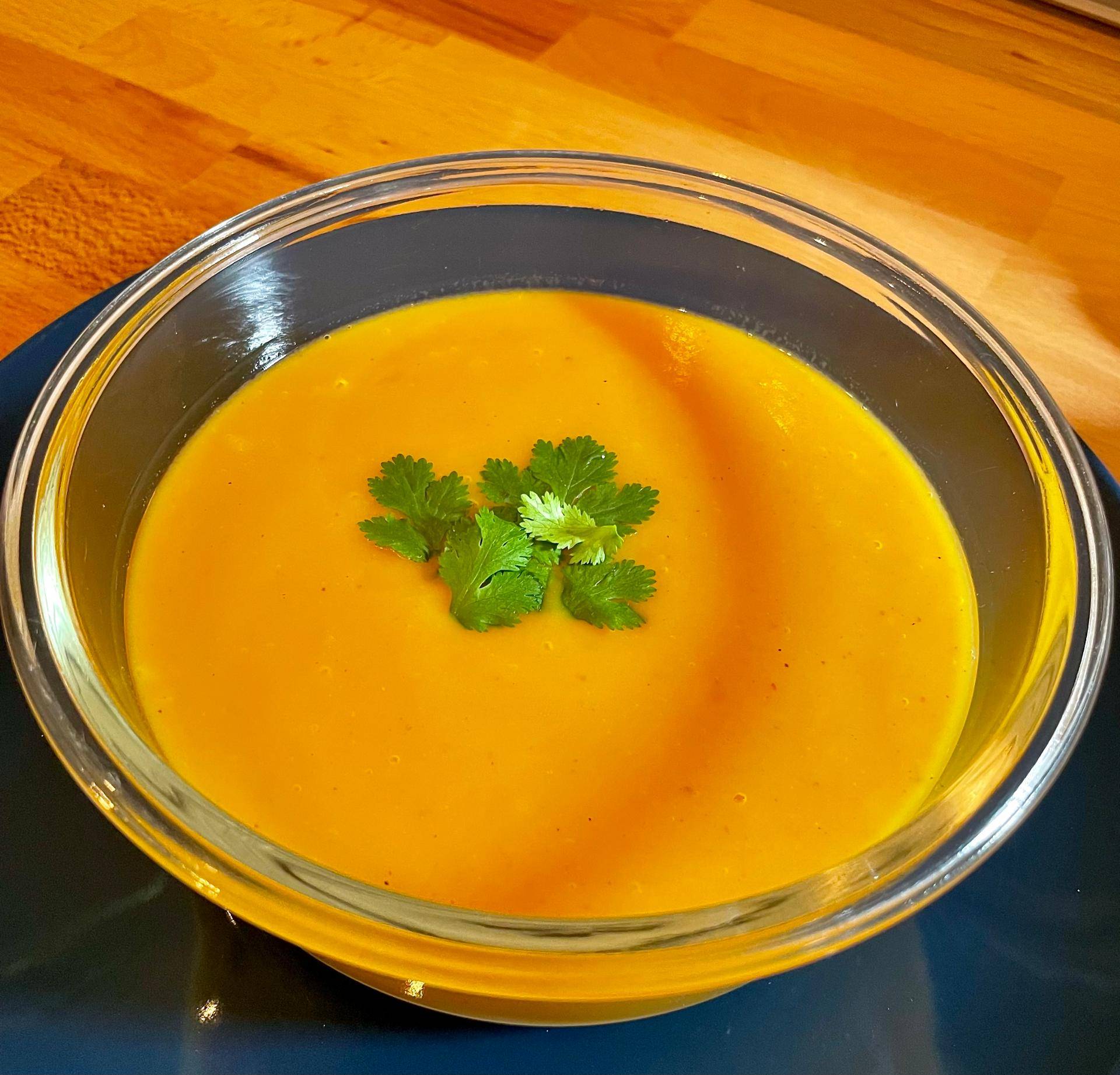 Velouté de patate douce au curry - Recette Companion | Moulinex
