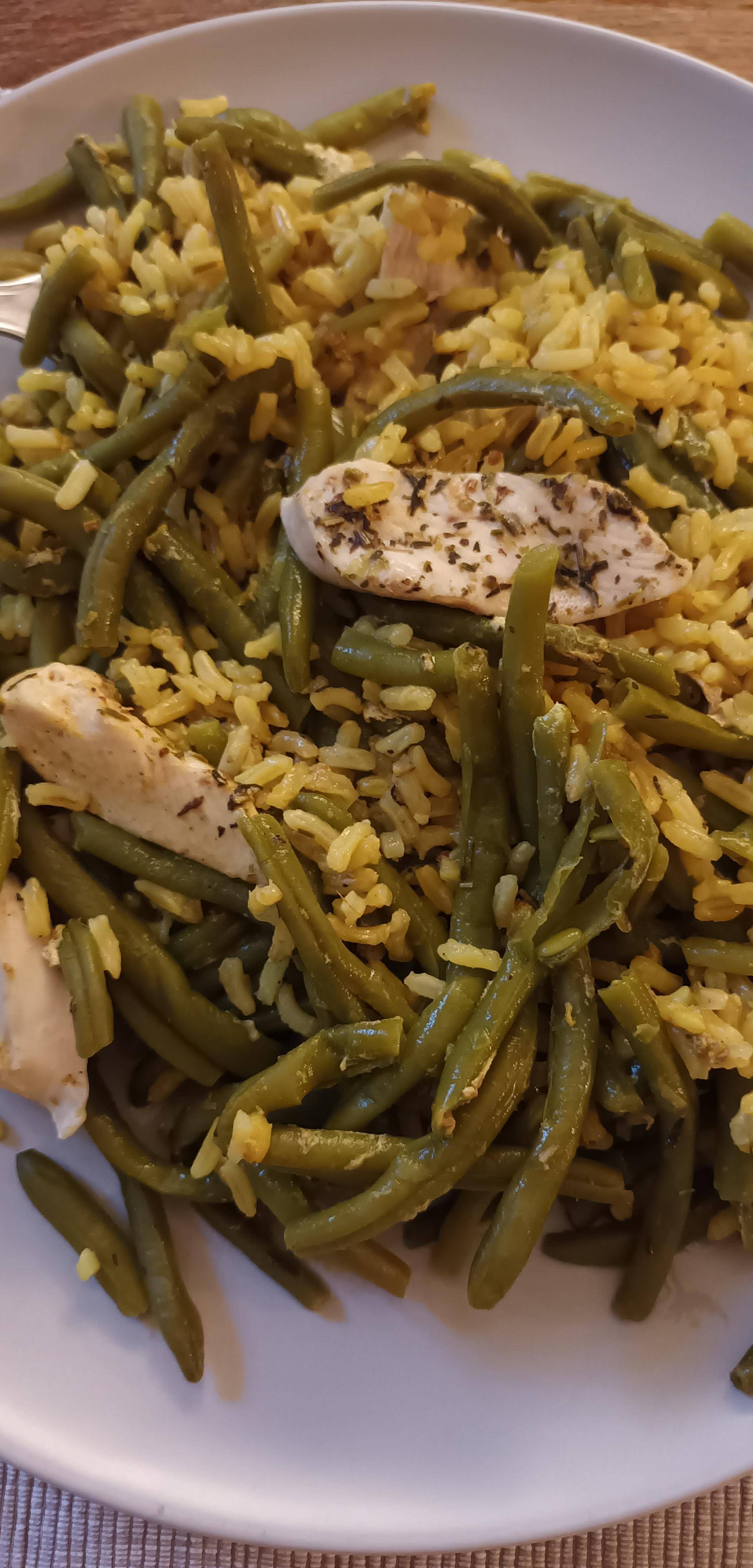 Poulet, riz complet et haricots verts - Recette Cookeo Infinity Autostir | Moulinex