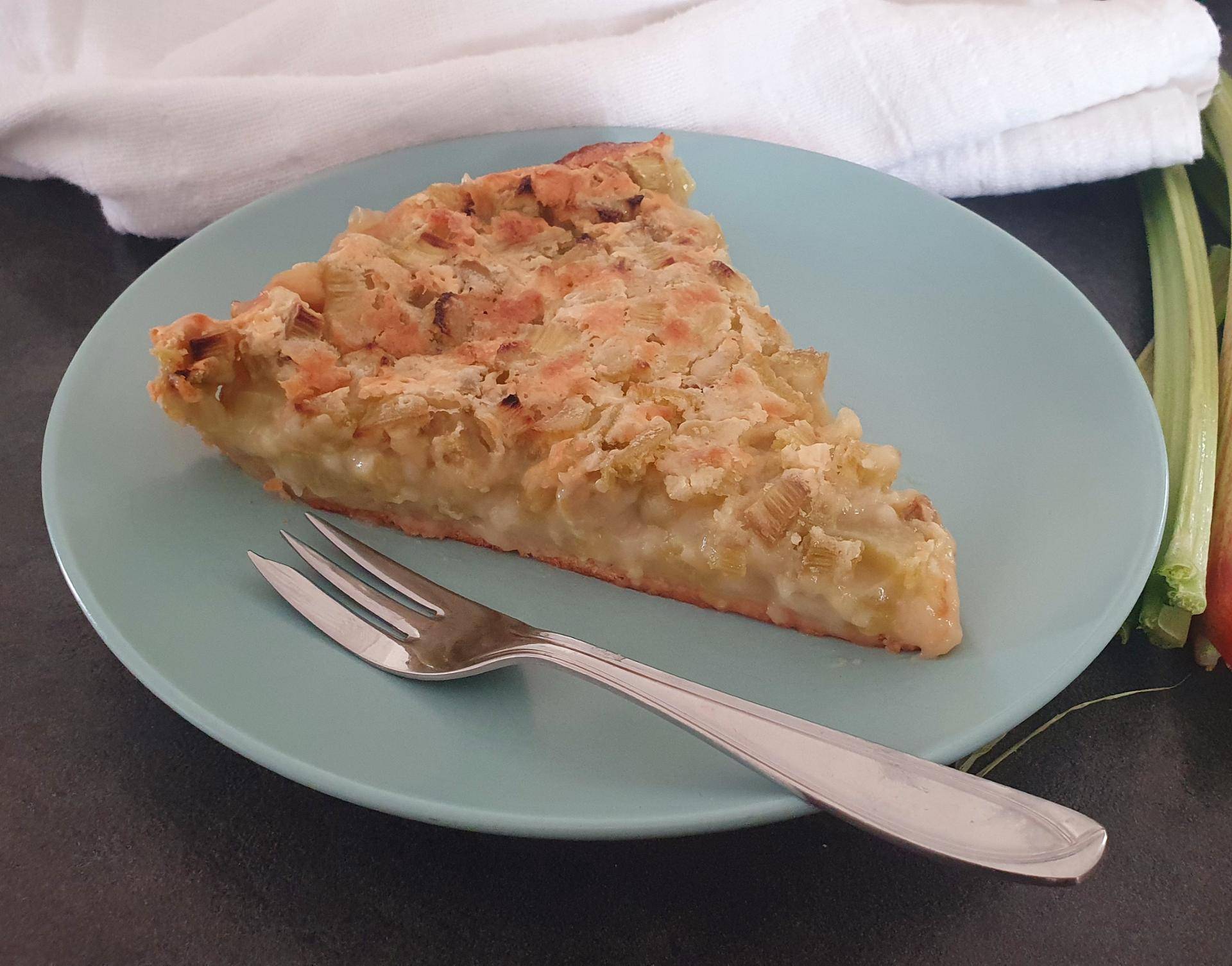 Tarte à la rhubarbe facile et gourmande - Recette Companion Connect XL | Moulinex