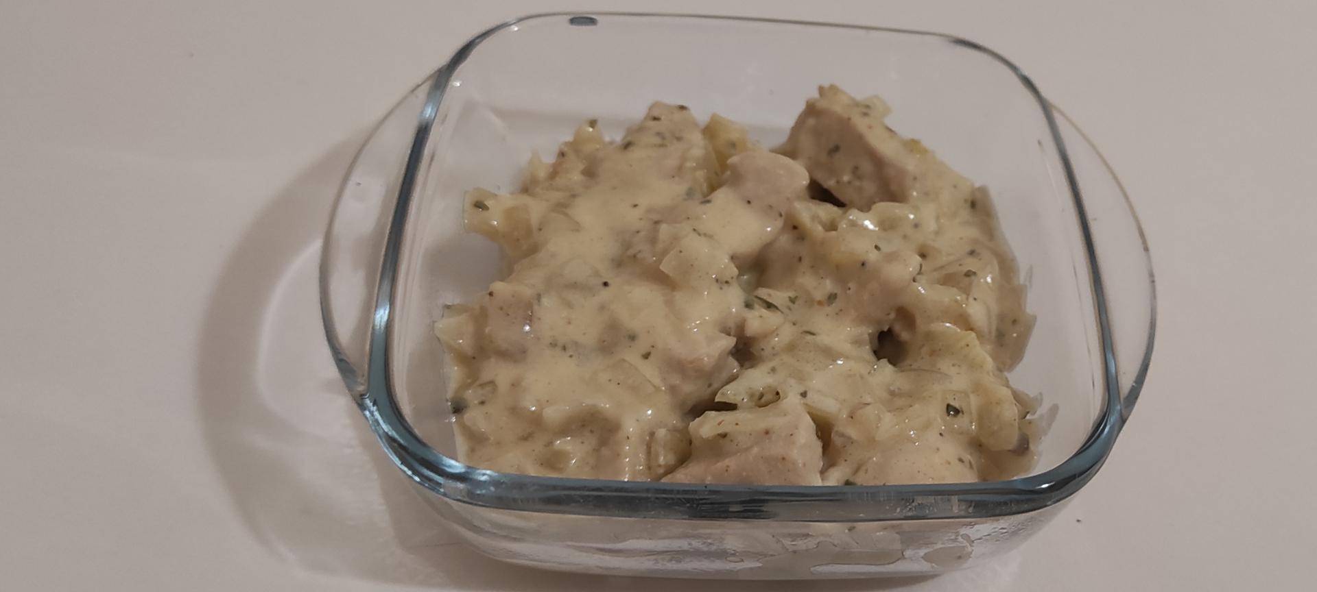 Poulet sauce au Boursin ail & fines herbes - Recette Cookeo V3 Mini | Moulinex