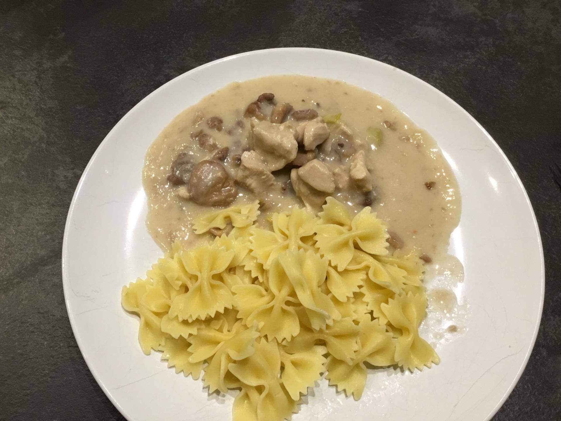 Blanquette de poulet aux marrons - Recette Cookeo | Moulinex