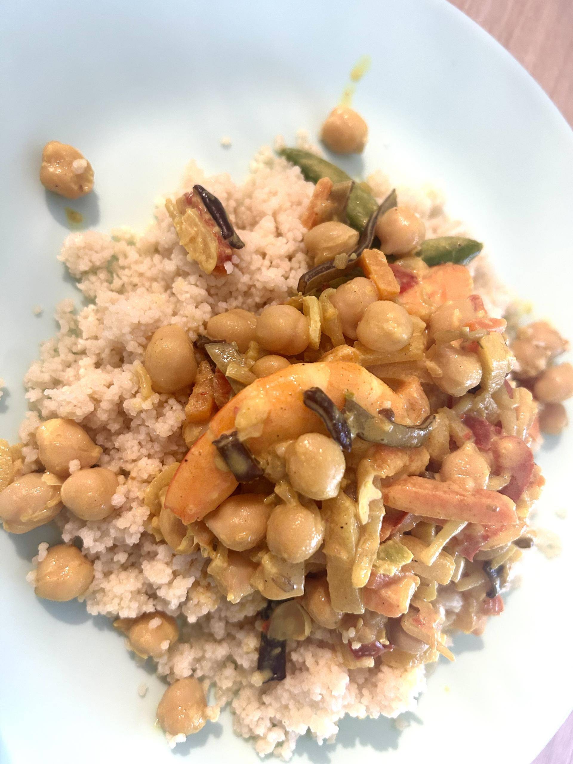 Curry de pois chiche et légumes au lait de coco - Recette Cookeo | Moulinex