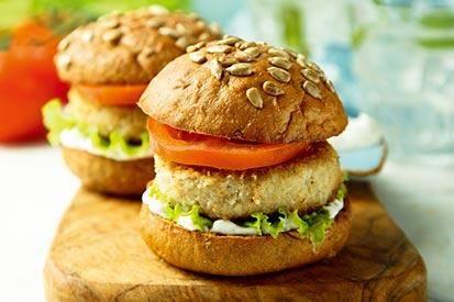 Veggie hamburger - Recette Cook'in One | Moulinex